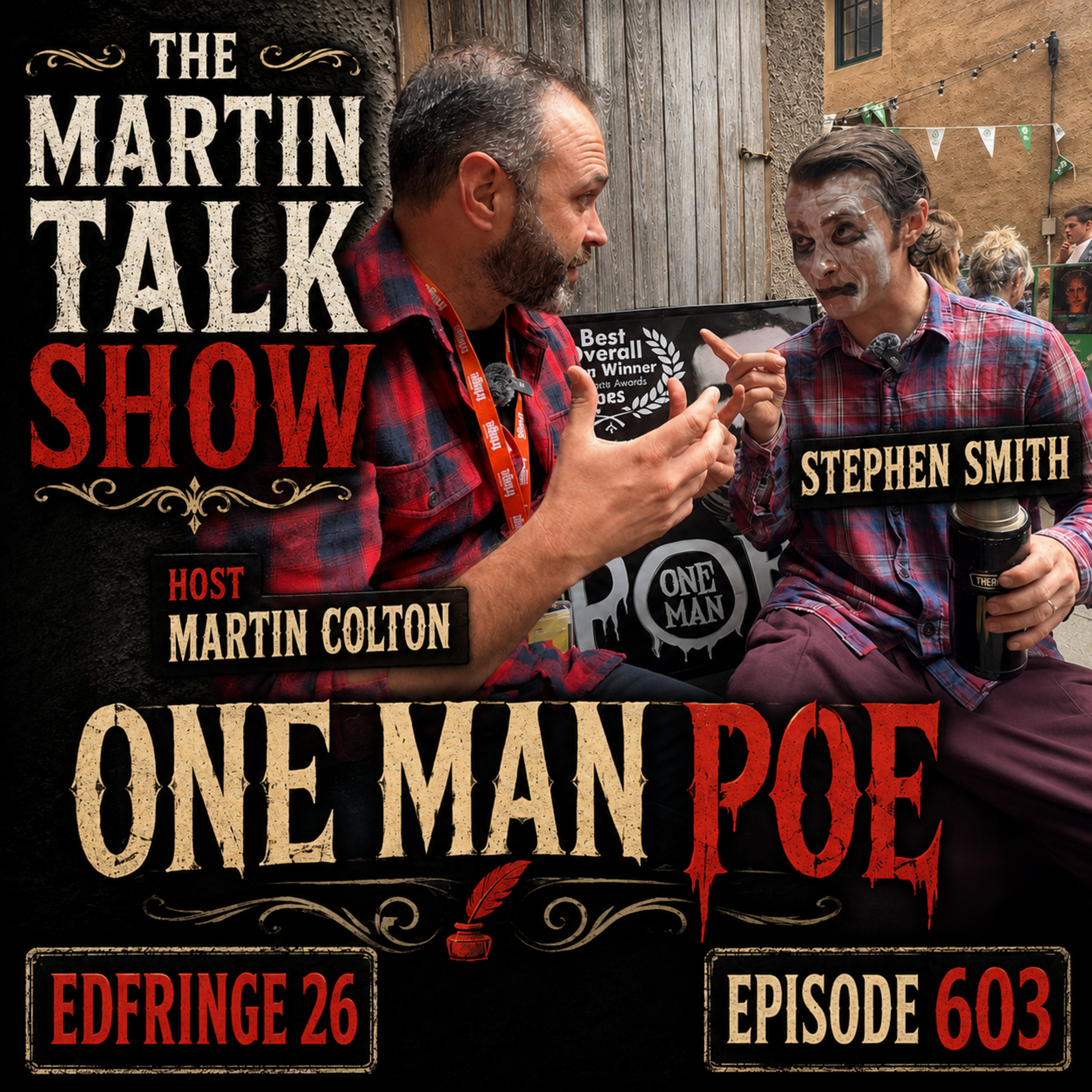 Stephen Smith| EdFringe 26 | One Man Poe | Episode 603 episode artwork