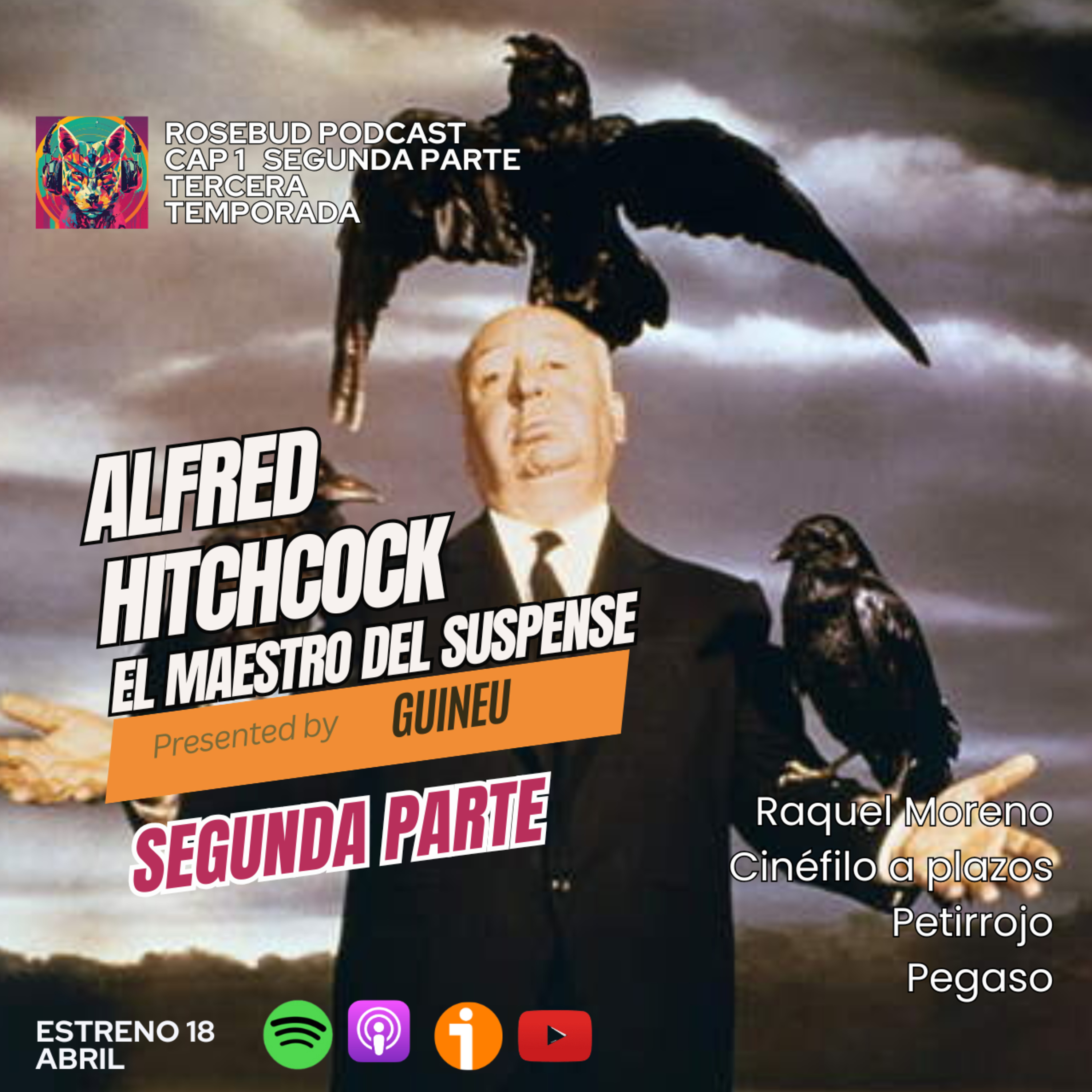 Alfred Hitchcock, El maestro del suspense. Sus películas clásicas episode artwork