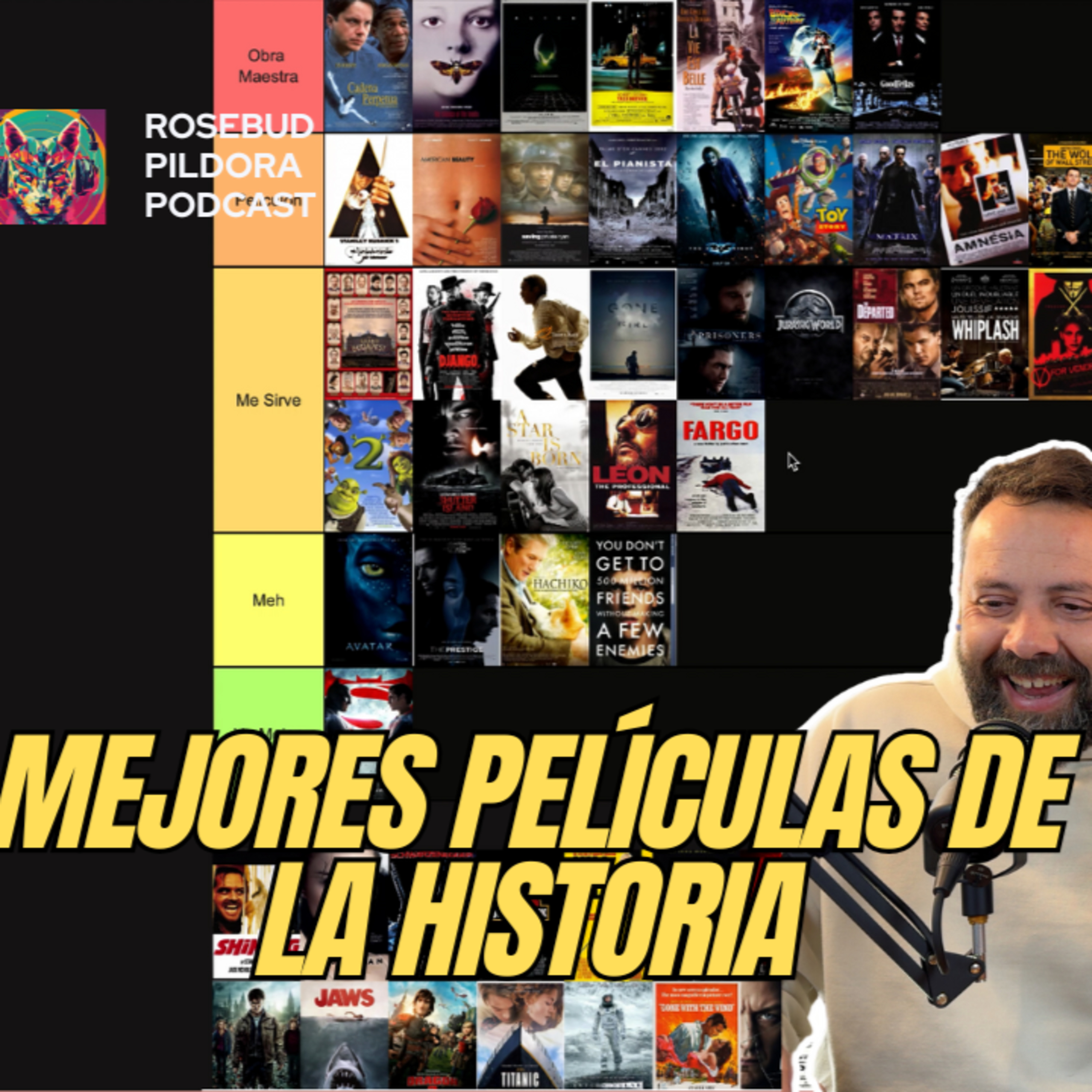 TIER LIST : ¿Las MEJORES PELÍCULAS de la HISTORIA? episode artwork