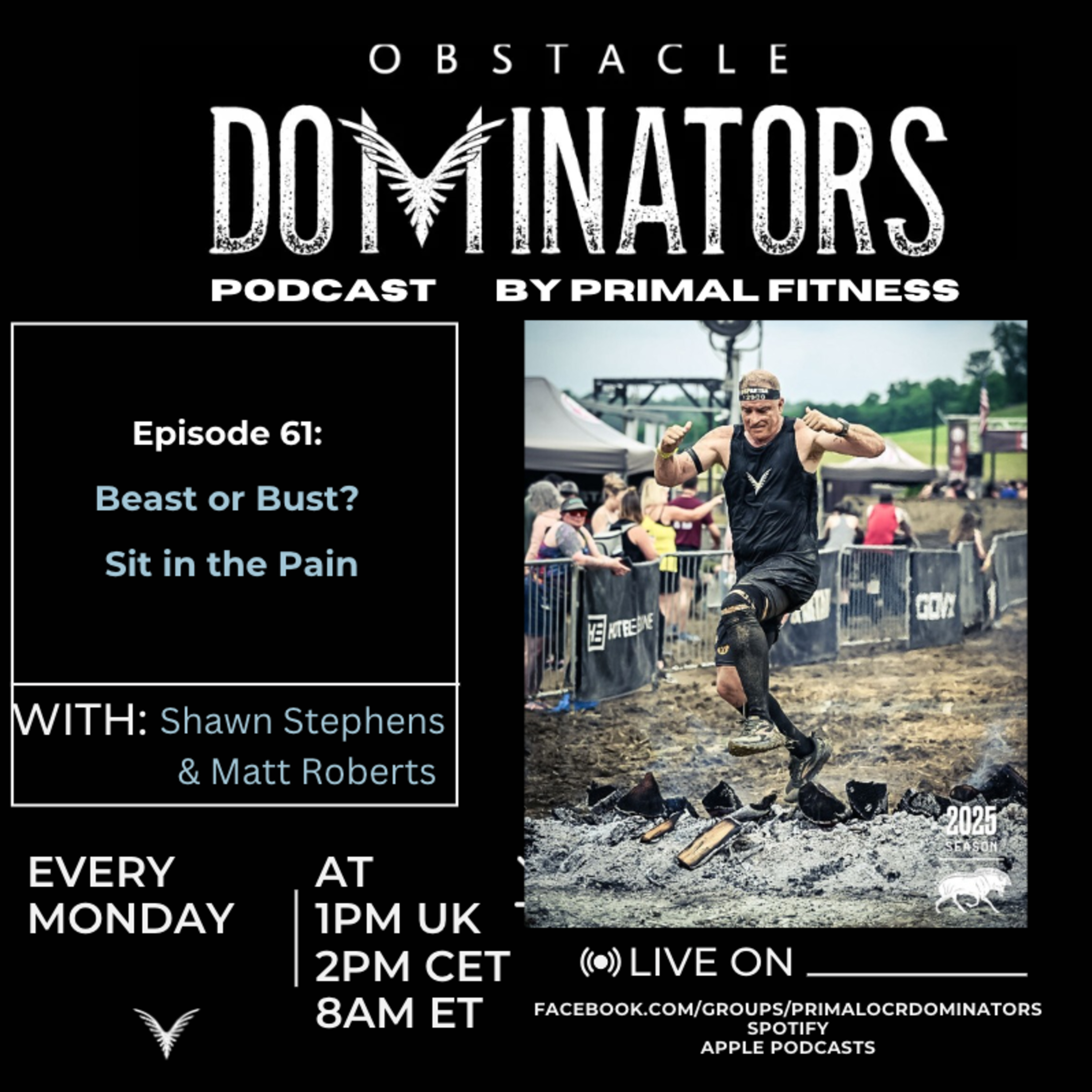 Episode 62 — Beast or Bust? Sit in the Pain, with Shawn Stevens episode artwork
