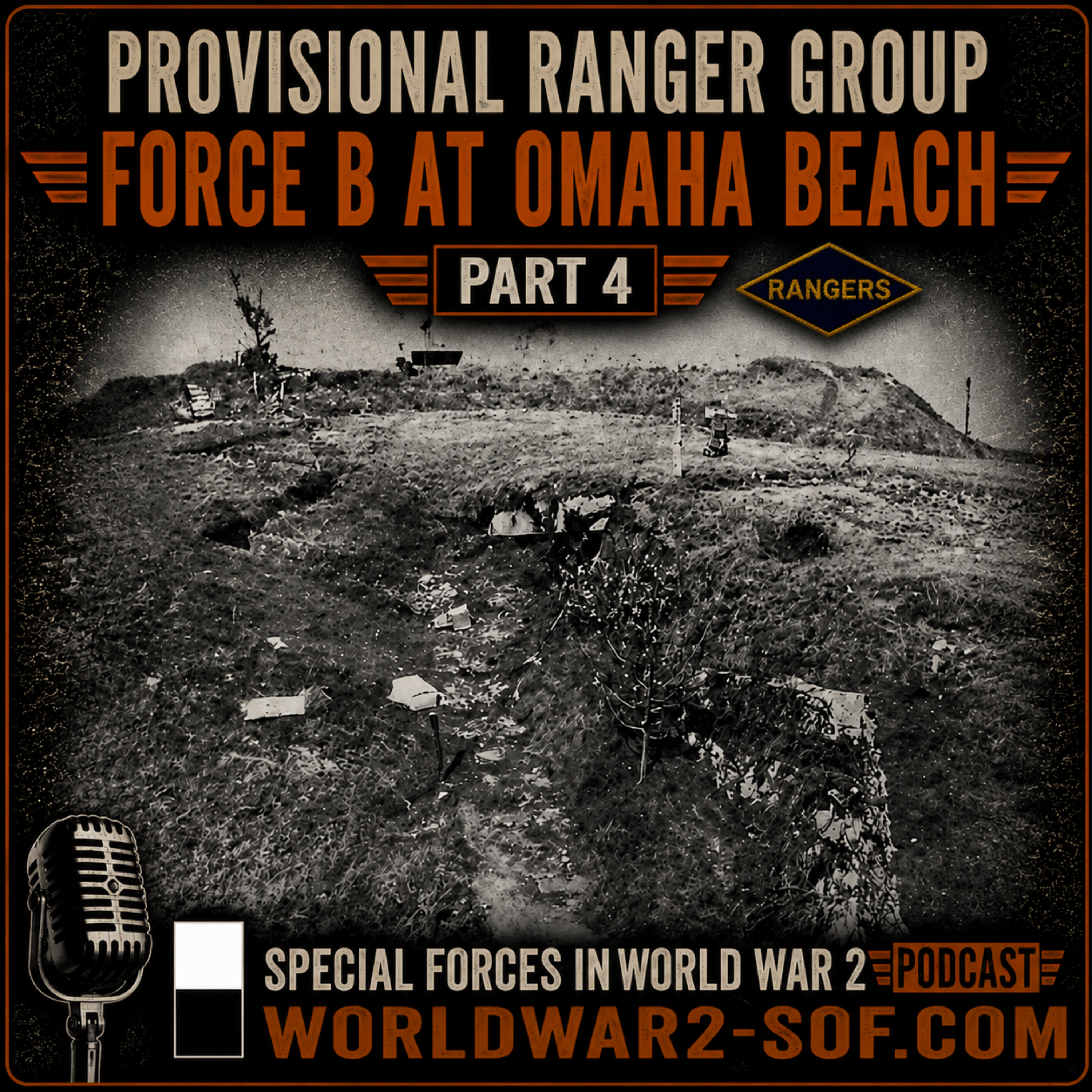 Provisional Ranger Force, Force B at Omaha Beach, Part 4.