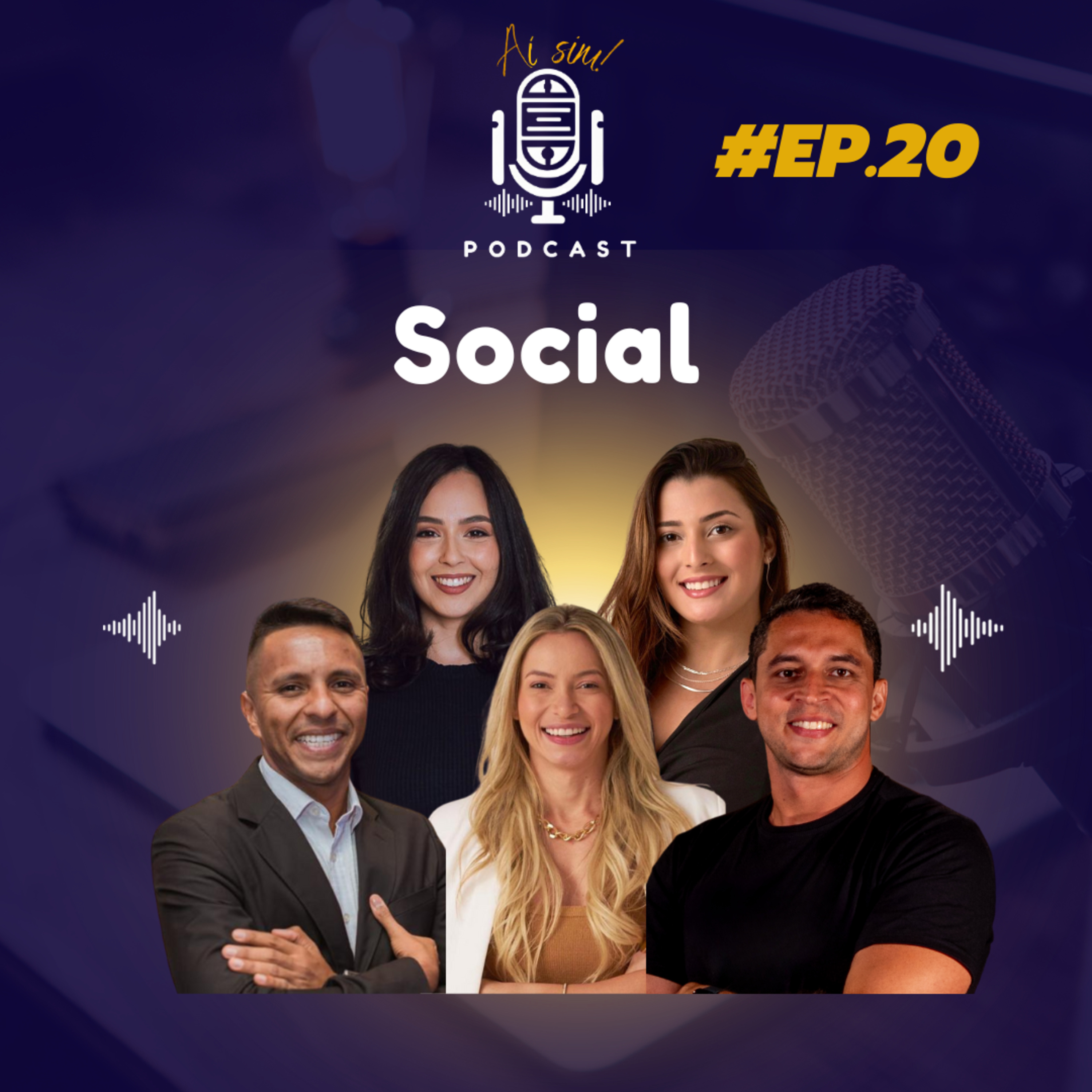 AÍ SIM 20 - AÍ SIM SOCIAL AO VIVO - JÉSSICA, KAREN E JÚLIA episode artwork