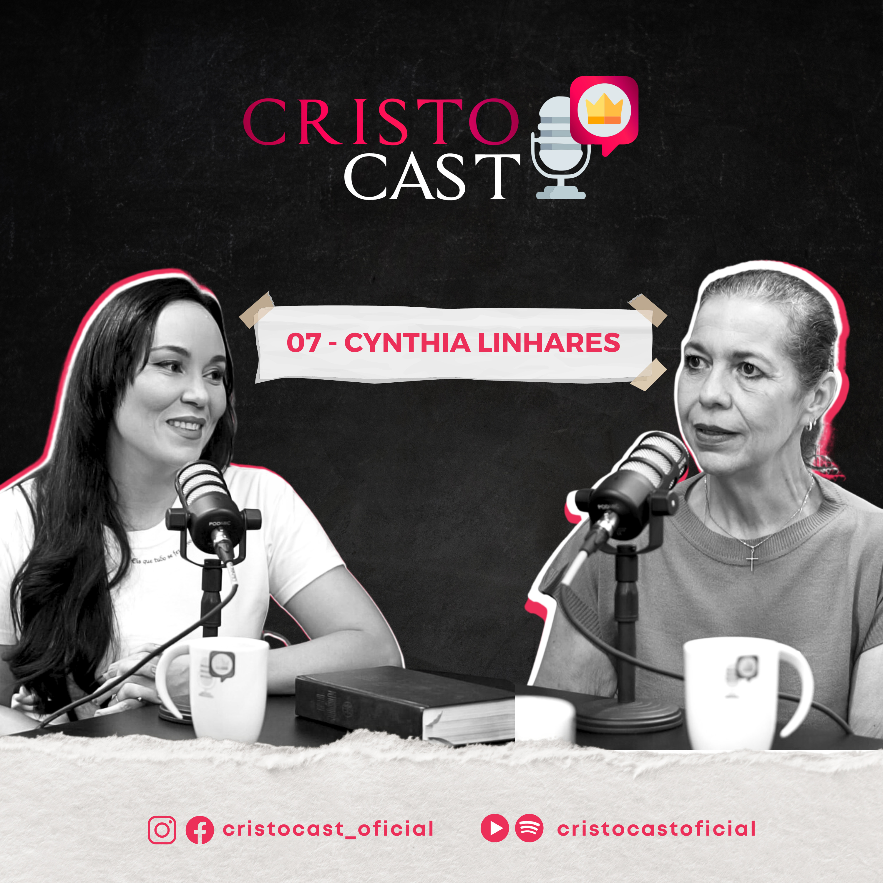 EP 7 CRISTO CAST - CYNTHIA LINHARES - A INTIMIDADE COM DEUS VAI CHEGANDO DE POUQUINHO episode artwork