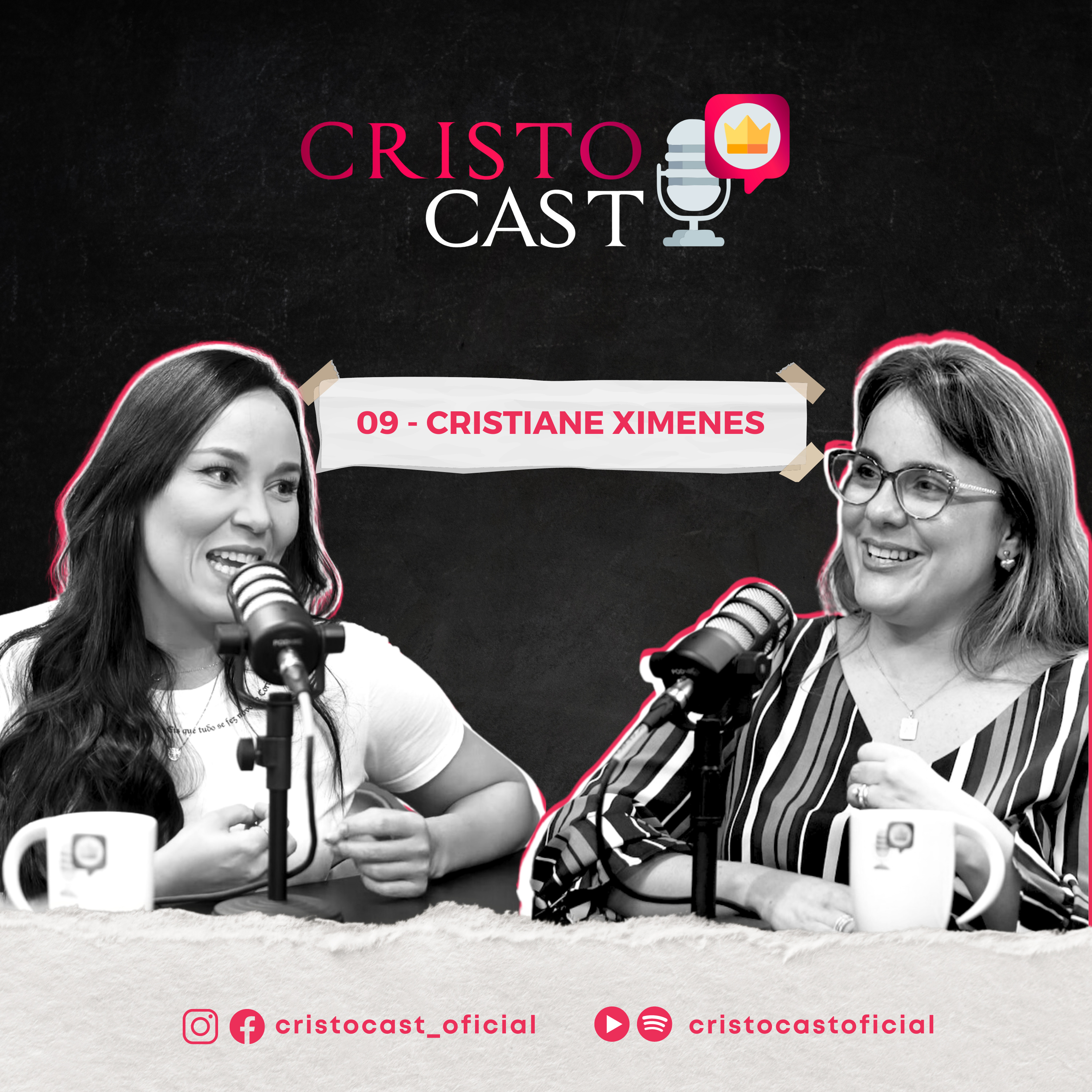 EP 9 CRISTO CAST - CRISTIANE XIMENES - O NOSSO DNA É O DNA DE DEUS! episode artwork