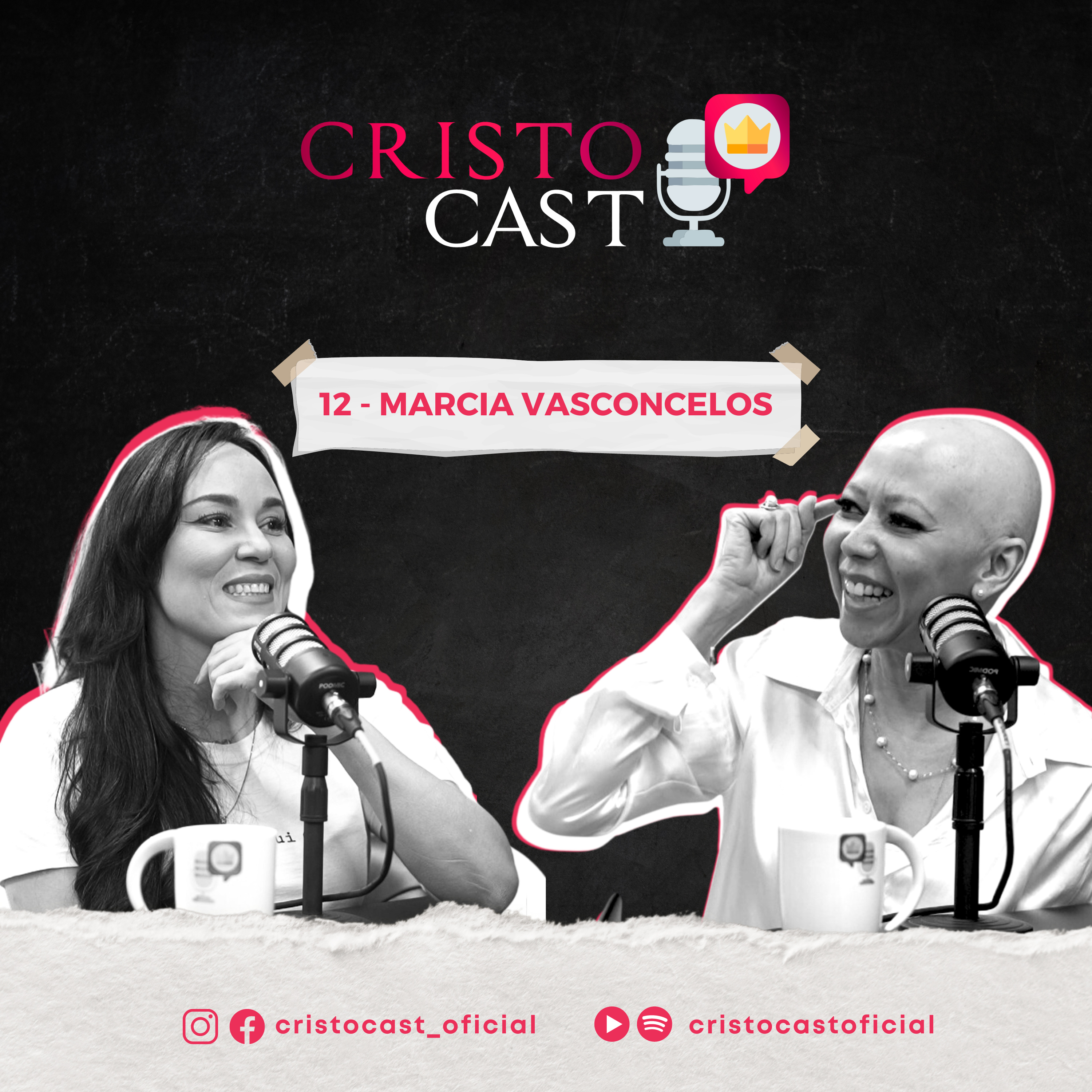 EP 12 CRISTO CAST - MARCIA VASCONCELOS - É PRECISO DEIXAR DEUS CUIDAR DE NÓS. episode artwork