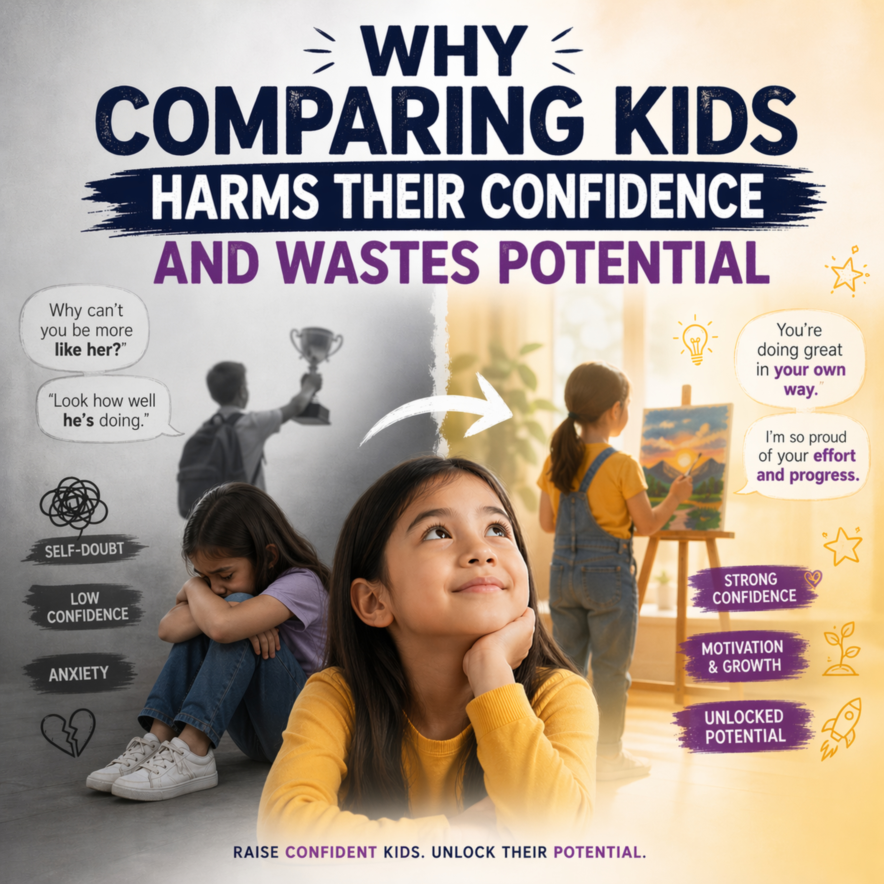 Why Comparing Kids Harms Their Confidence and Wastes Potential episode artwork