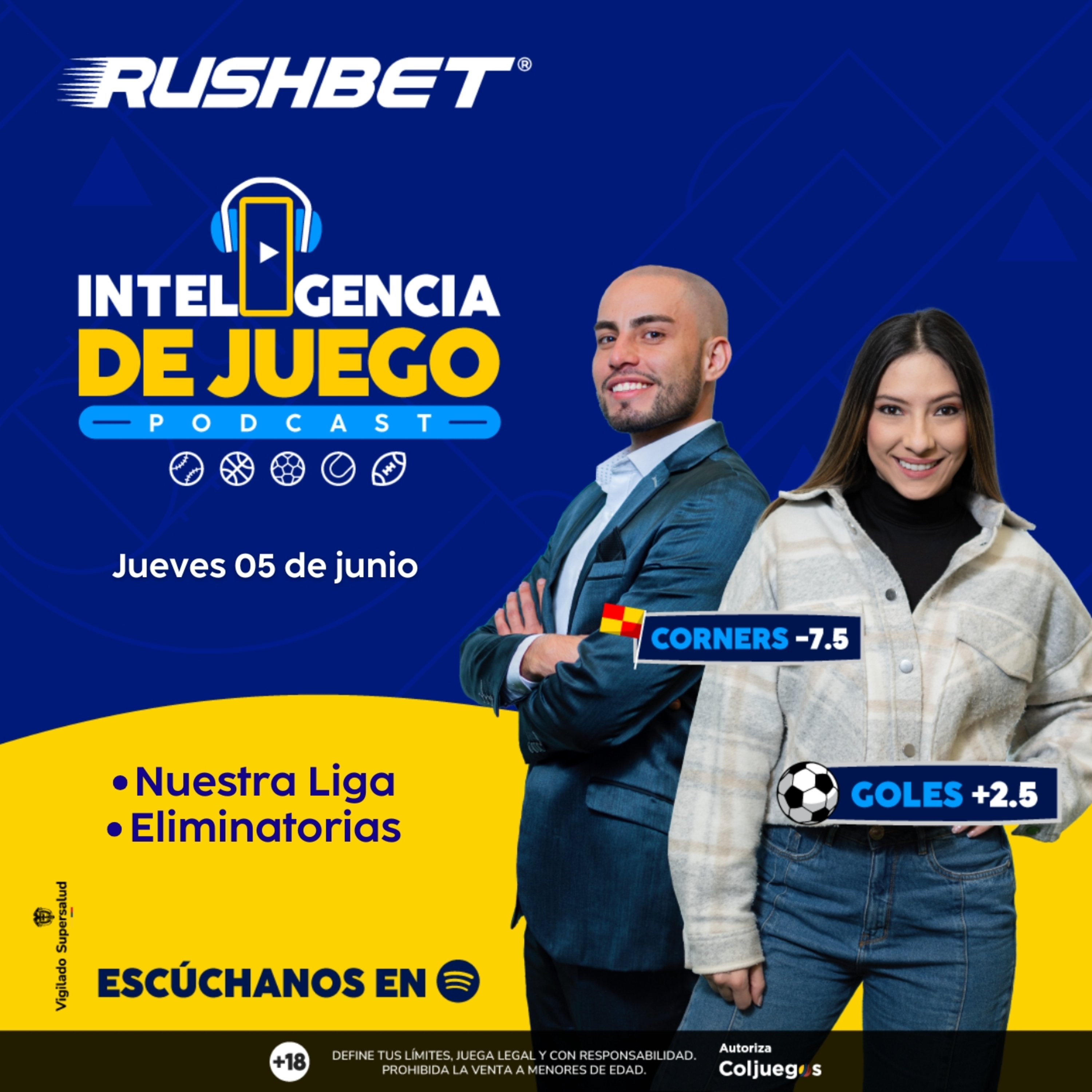 ¡Juega la tricolor! Apuéstale al Colombia vs Perú en las Eliminatorias.