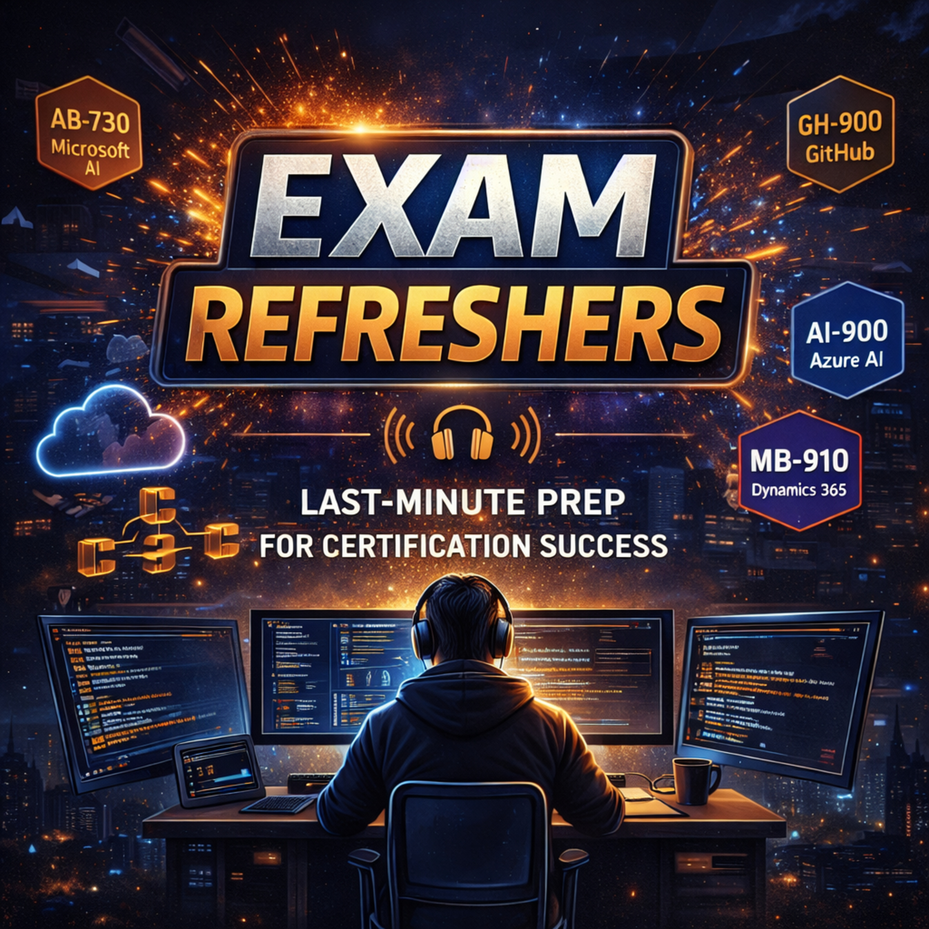 [Exam Refreshers] GH-900 Last-Minute Guide: GitHub Foundations episode artwork