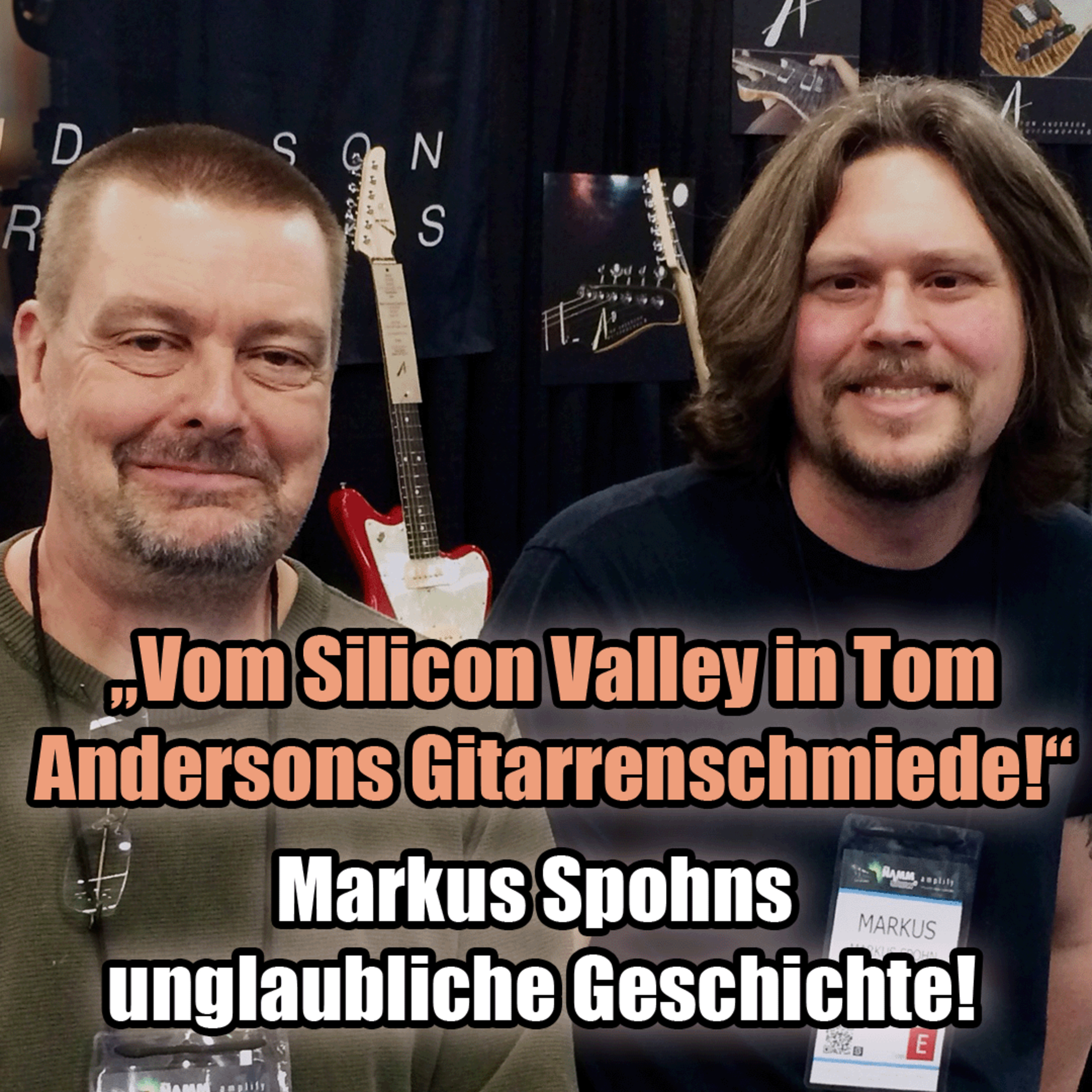 #167 - Vom Silicon Valley in Tom Andersons Gitarrenschmiede 🎸 - Markus Spohn beim Gitarrenpodcast 🎙️ episode artwork