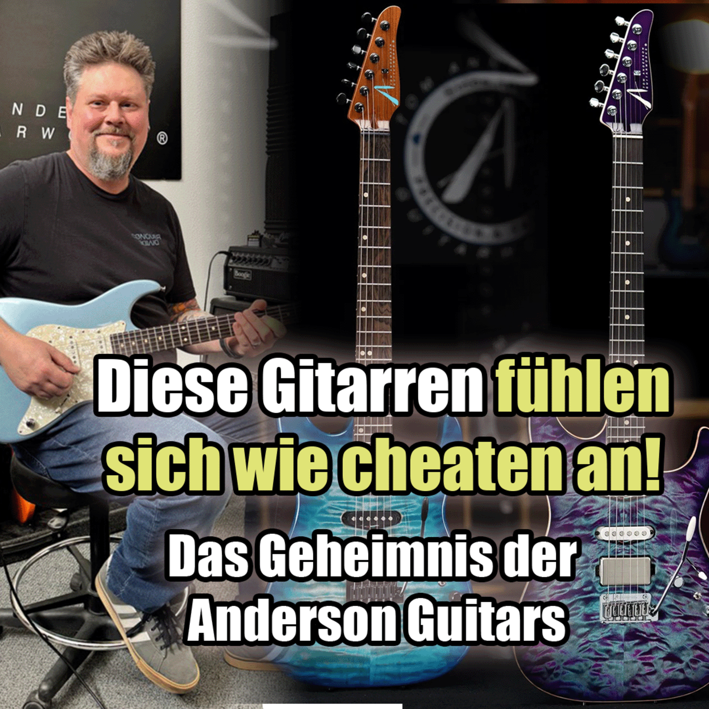 #168 - Diese Gitarren fühlen sich wie Cheaten an! - Das Geheimnis der Anderson Guitars 🎸 episode artwork