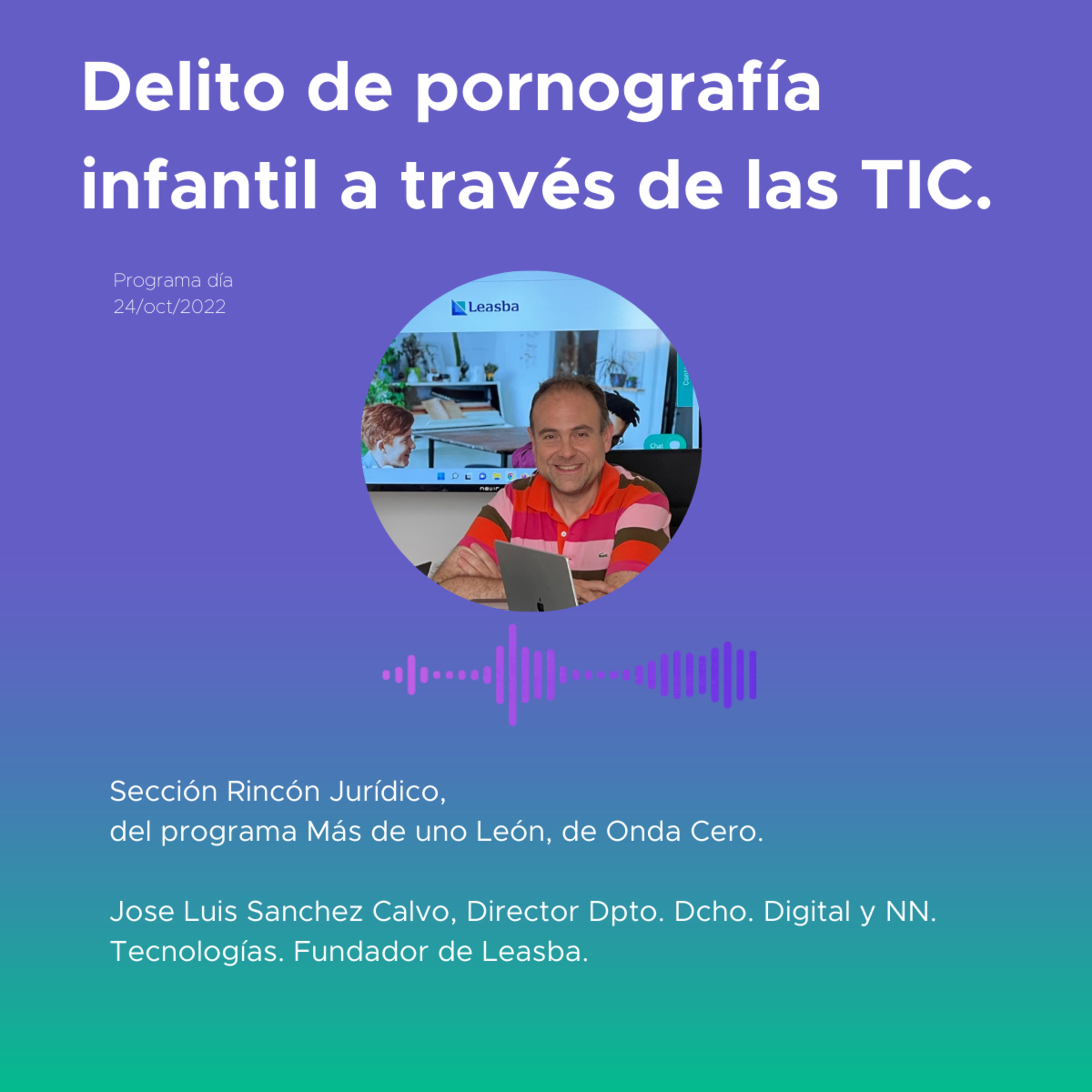 "Desenmascarando el Delito de Pornografía Infantil: Protejamos a Nuestros Niños" episode artwork