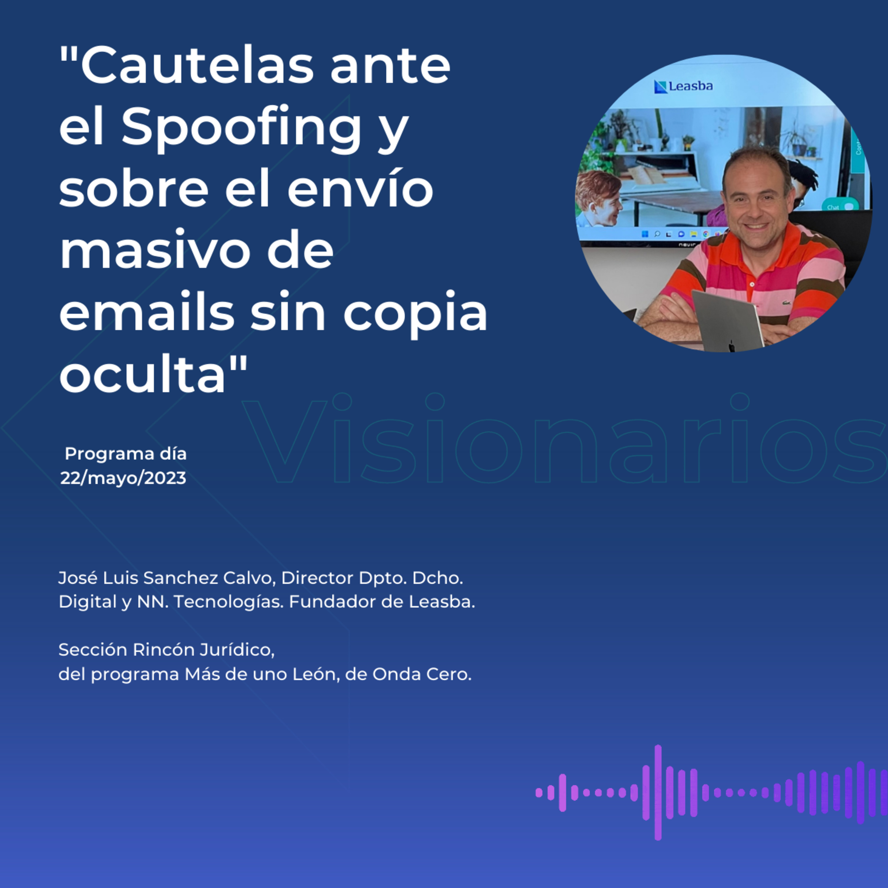 "Identidad Digital a Salvo: Spoofing y Emails sin Copia Explicados" episode artwork