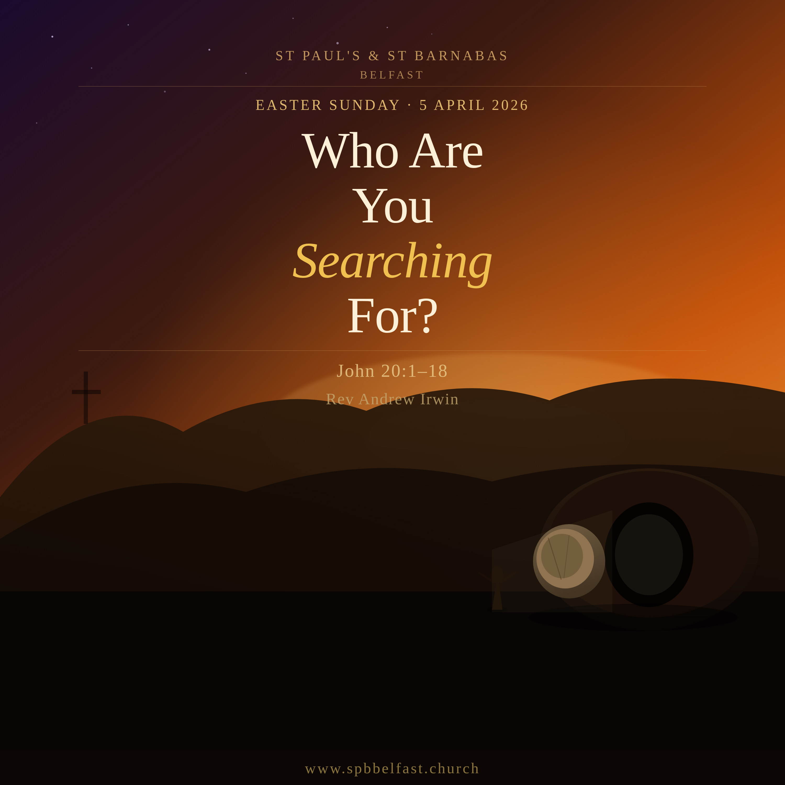 SPB Sermons || Easter || John 20:1-18 || WHo Are You Searching For? (Rev Andrew) episode artwork