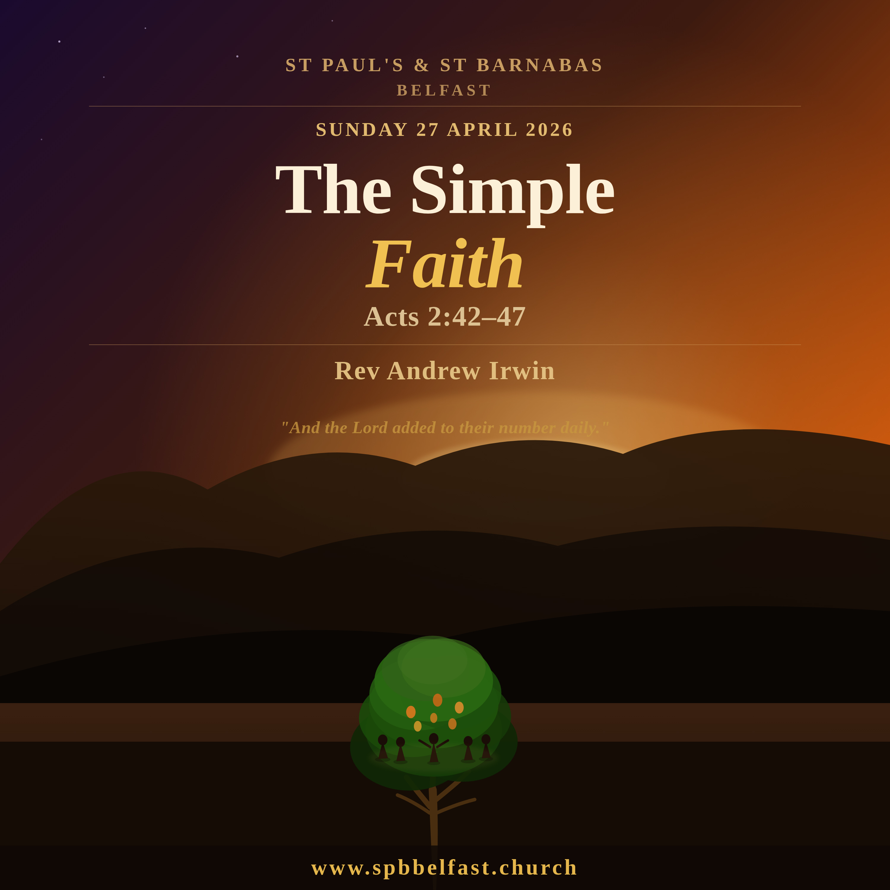 SPB Sermons || The Simple Faith || Act 2:42-47 || Rev Andrew episode artwork