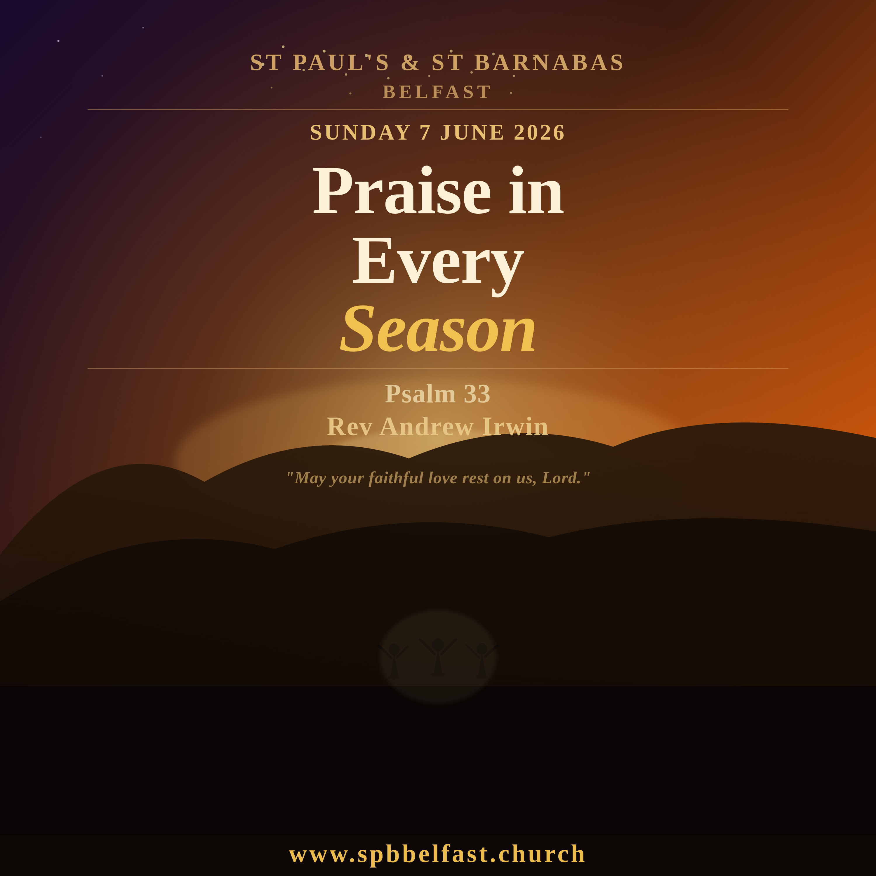 SPB Sermons || Praise in Every Season | Psalm 33 | Rev Andrew Irwin episode artwork
