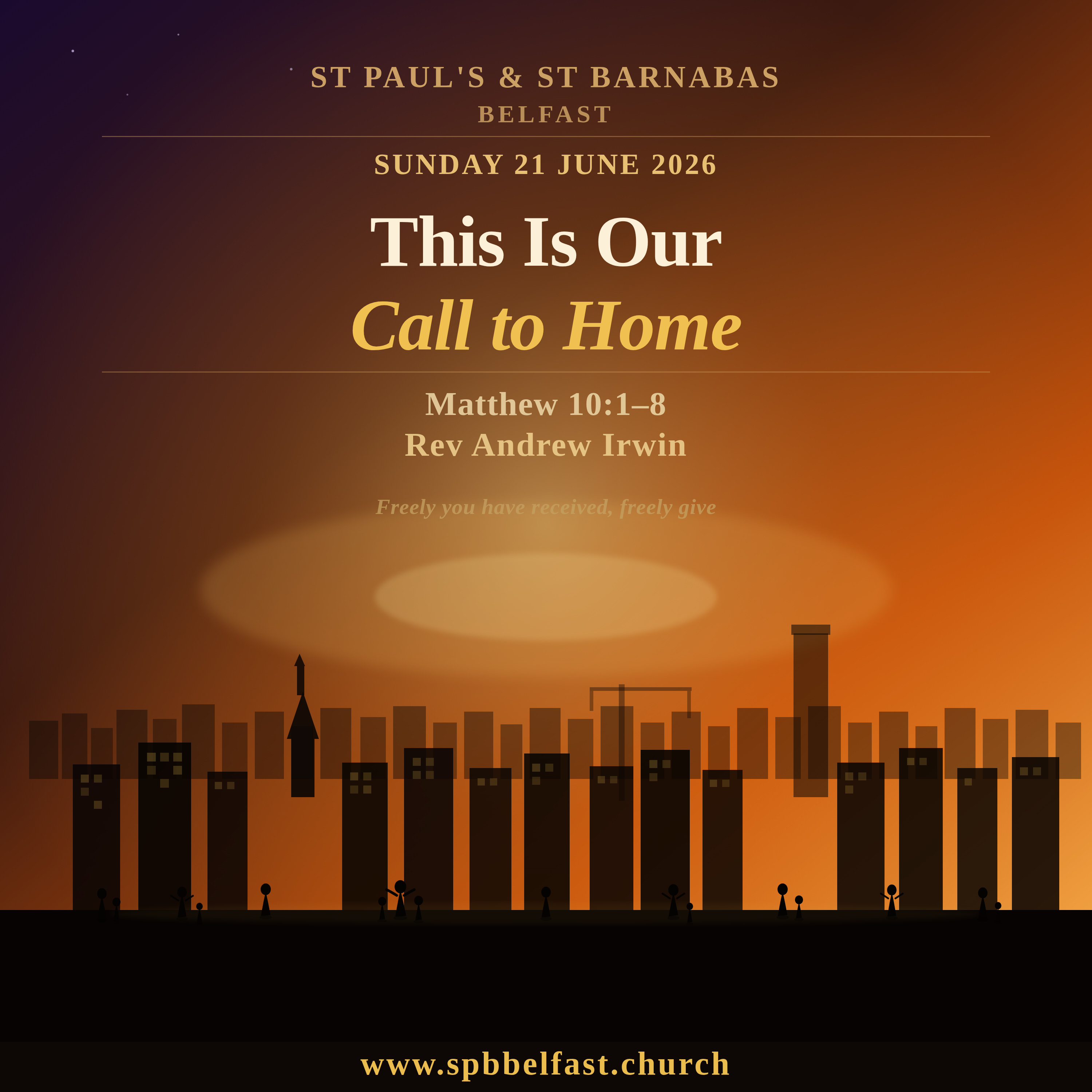 SPB sermons || This is our Call To Home || Matthew 10:1-8 || Part 2 episode artwork