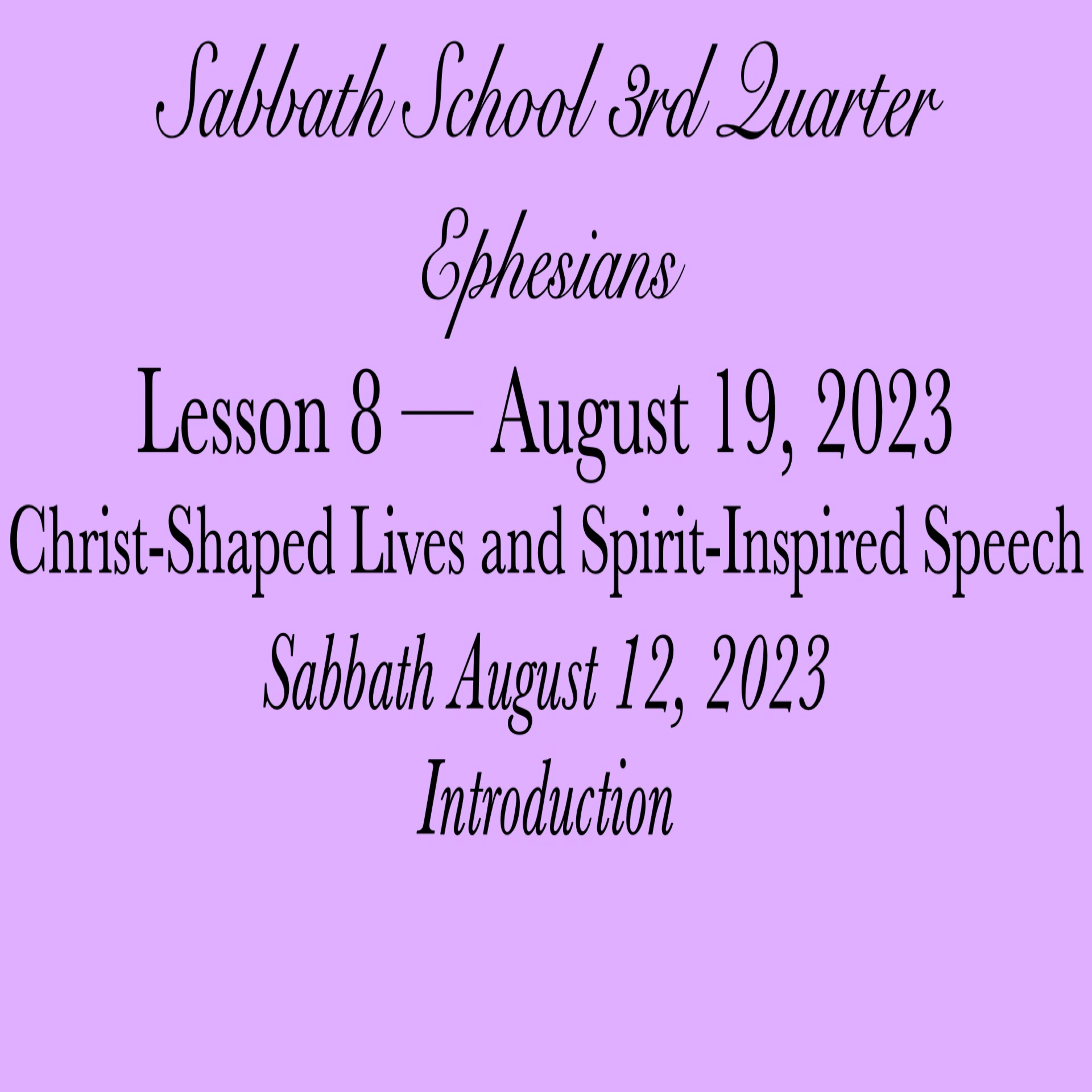 Pastor Obed Matus — Sabbath School Bible Study Guide — Seventh-day Adventist Church