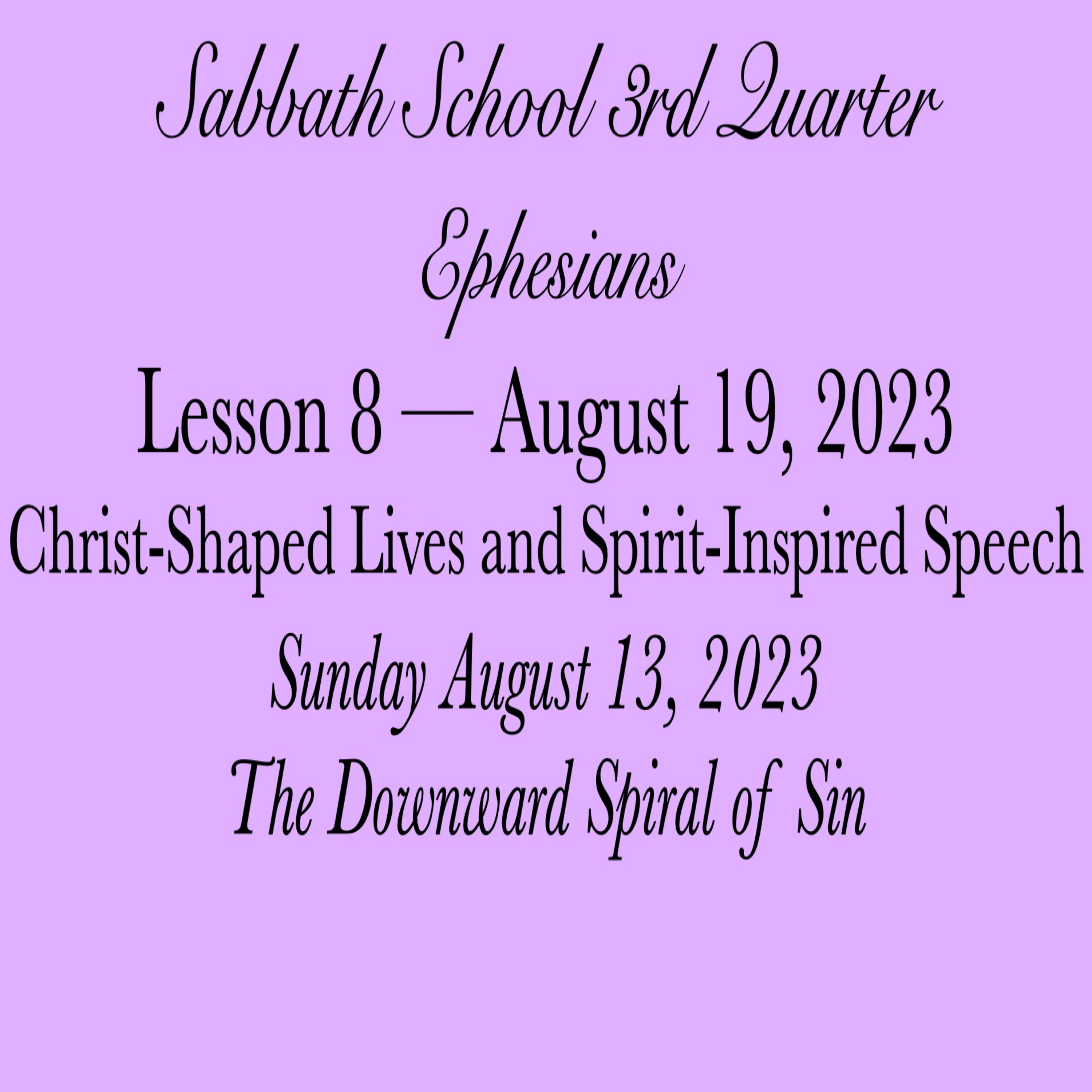 Pastor Obed Matus — Sabbath School Bible Study Guide — Seventh-day Adventist Church