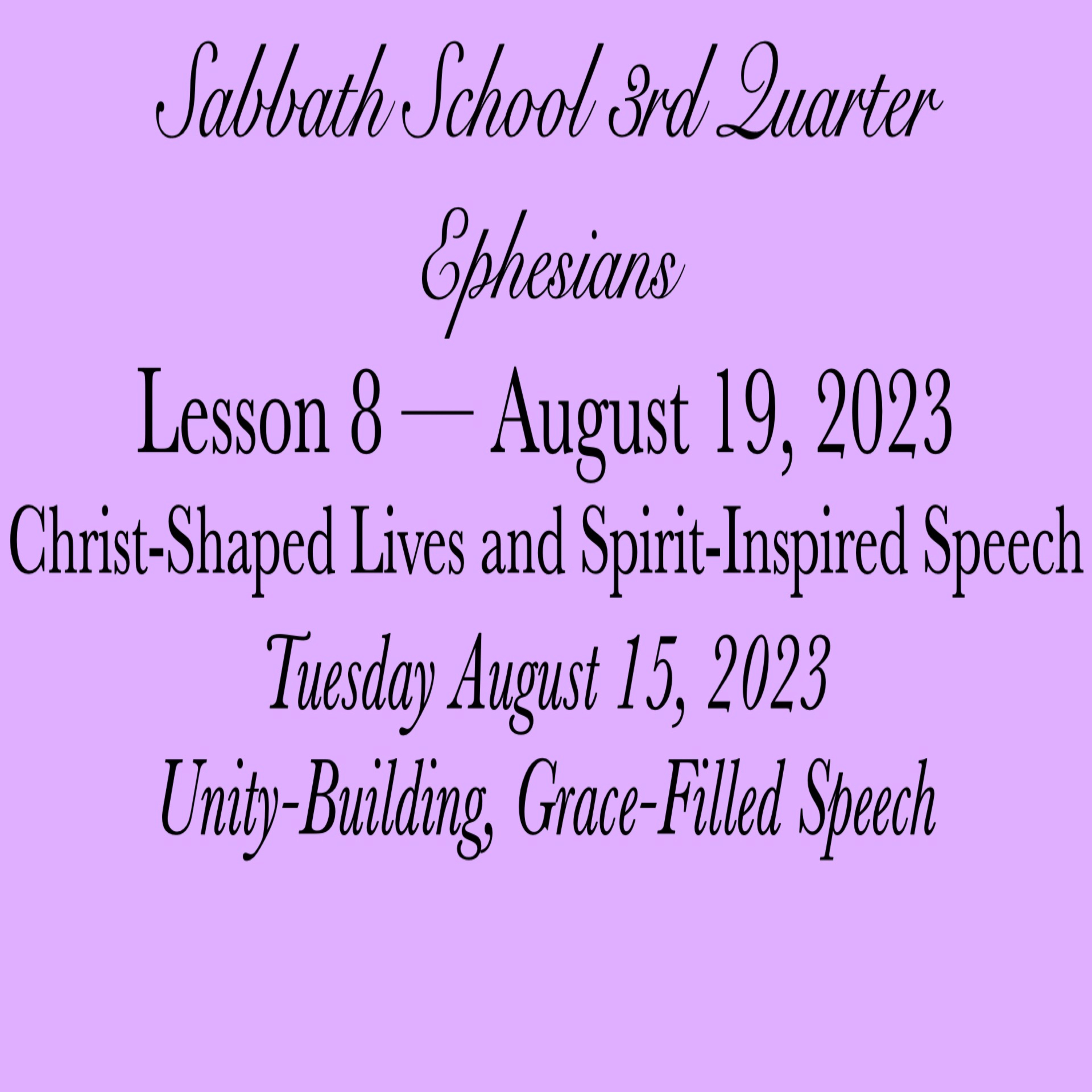 Pastor Obed Matus — Sabbath School Bible Study Guide — Seventh-day Adventist Church