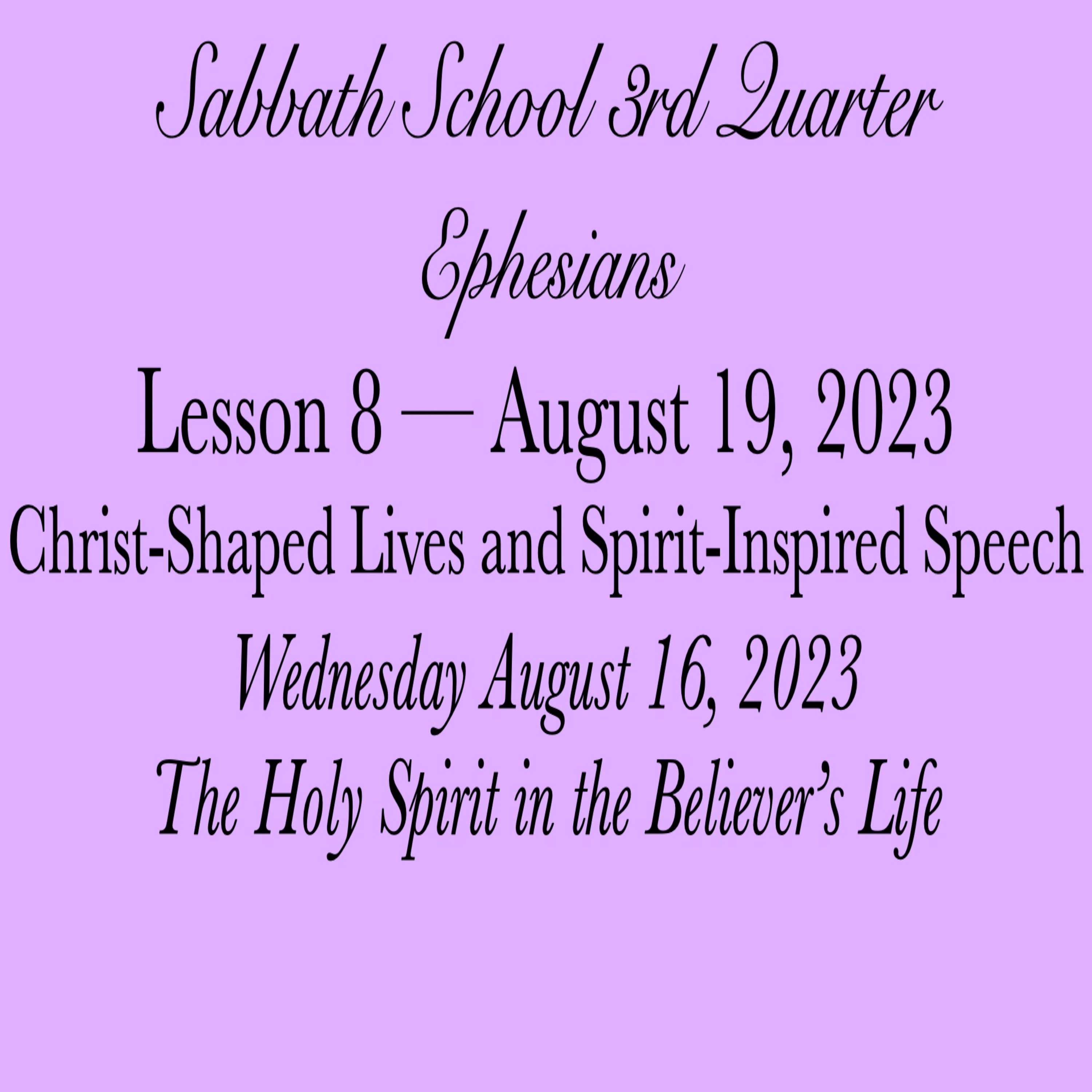 Pastor Obed Matus — Sabbath School Bible Study Guide — Seventh-day Adventist Church