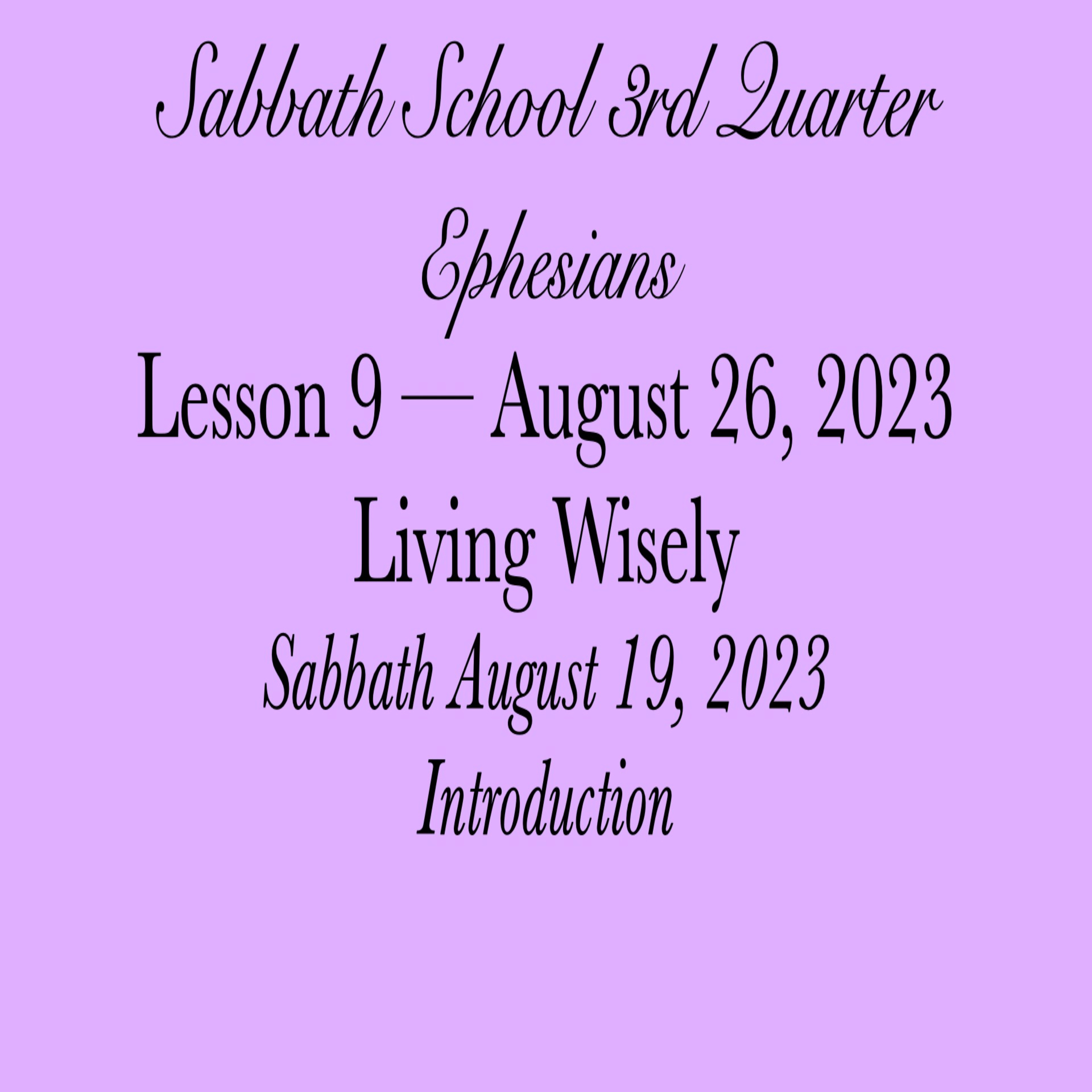 Pastor Obed Matus — Sabbath School Bible Study Guide — Seventh-day Adventist Church