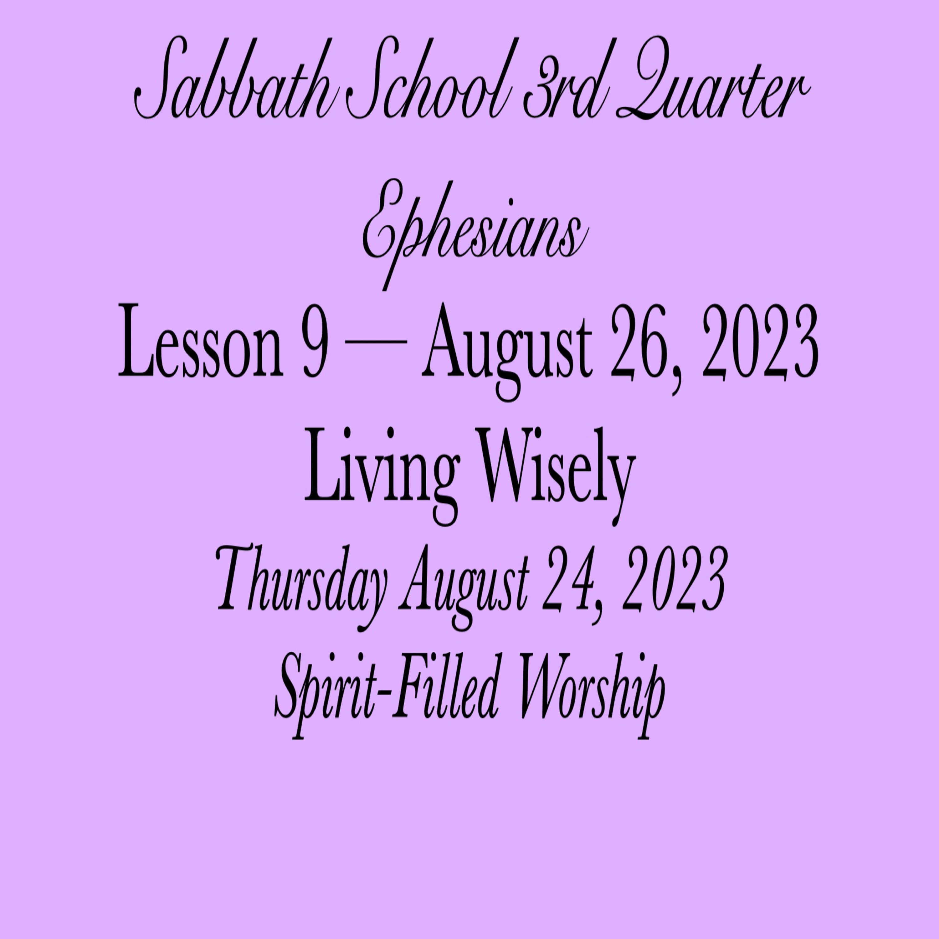 Pastor Obed Matus — Sabbath School Bible Study Guide — Seventh-day Adventist Church