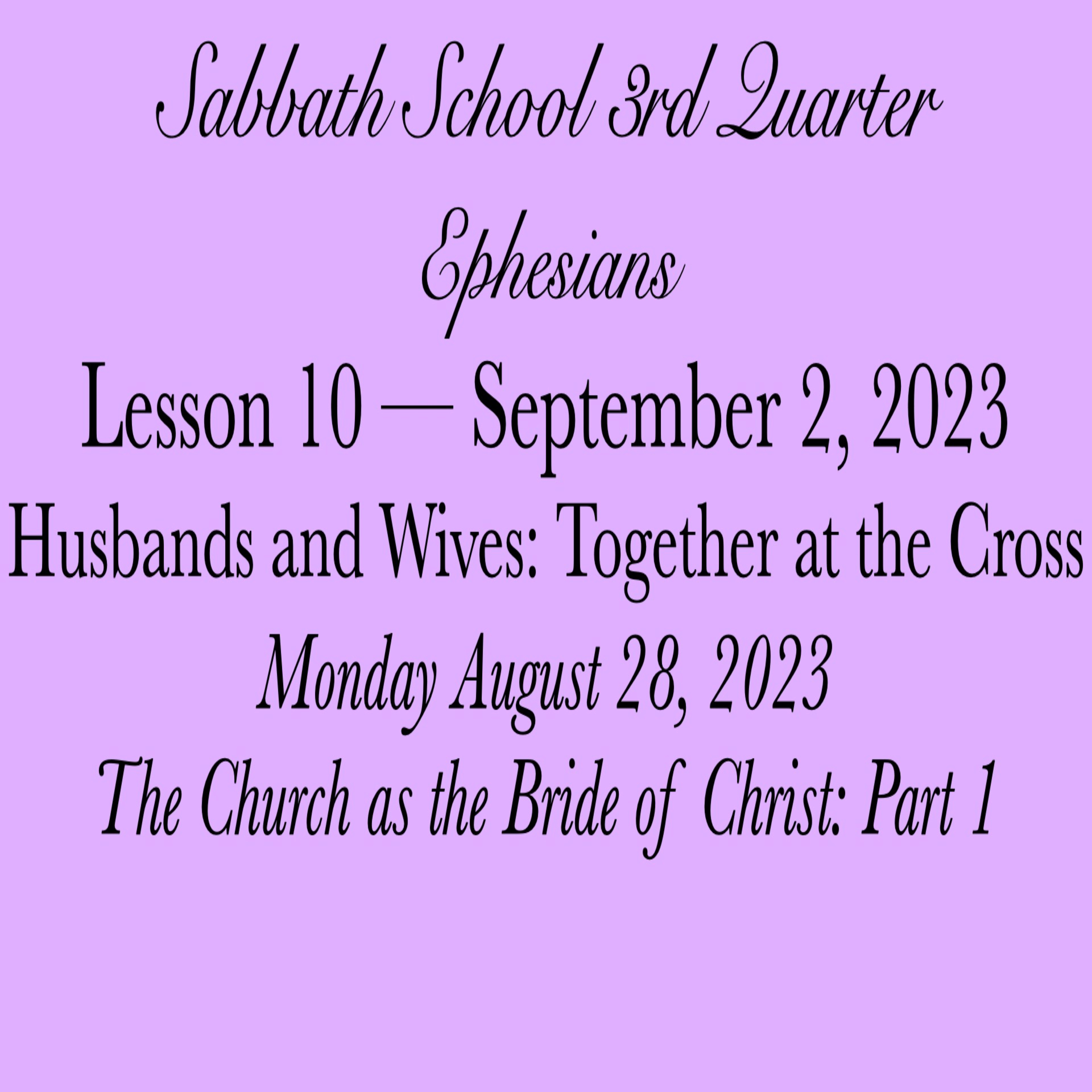 Pastor Obed Matus — Sabbath School Bible Study Guide — Seventh-day Adventist Church
