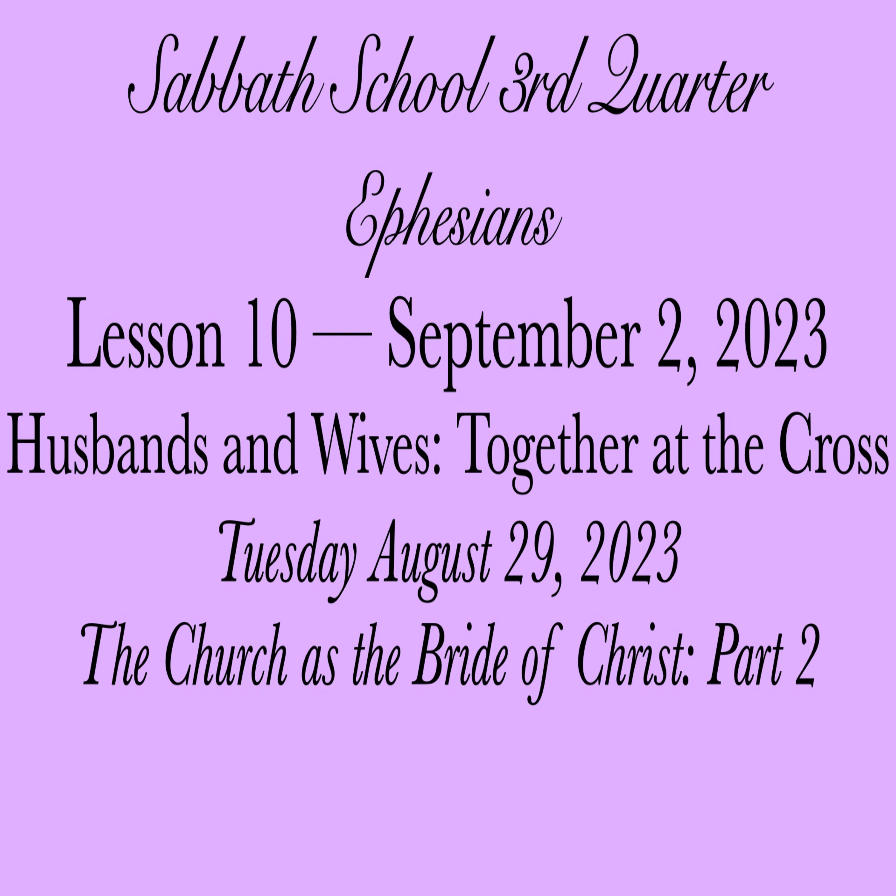 Pastor Obed Matus — Sabbath School Bible Study Guide — Seventh-day Adventist Church