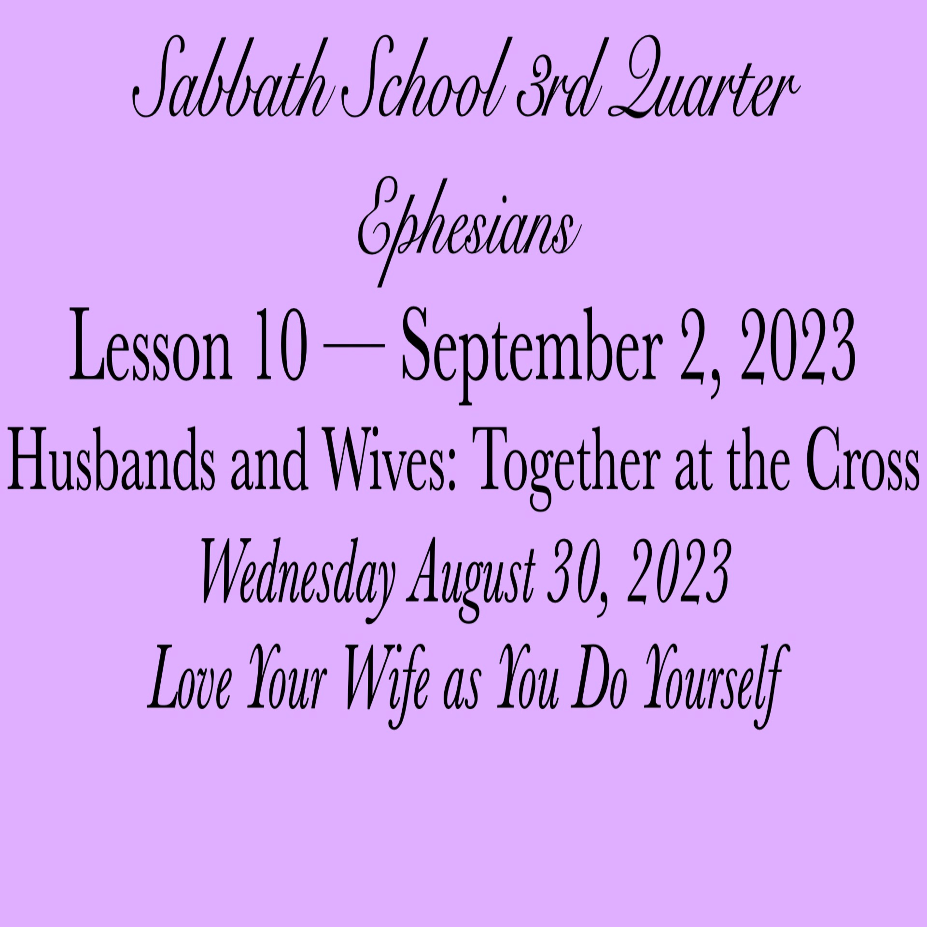 Pastor Obed Matus — Sabbath School Bible Study Guide — Seventh-day Adventist Church