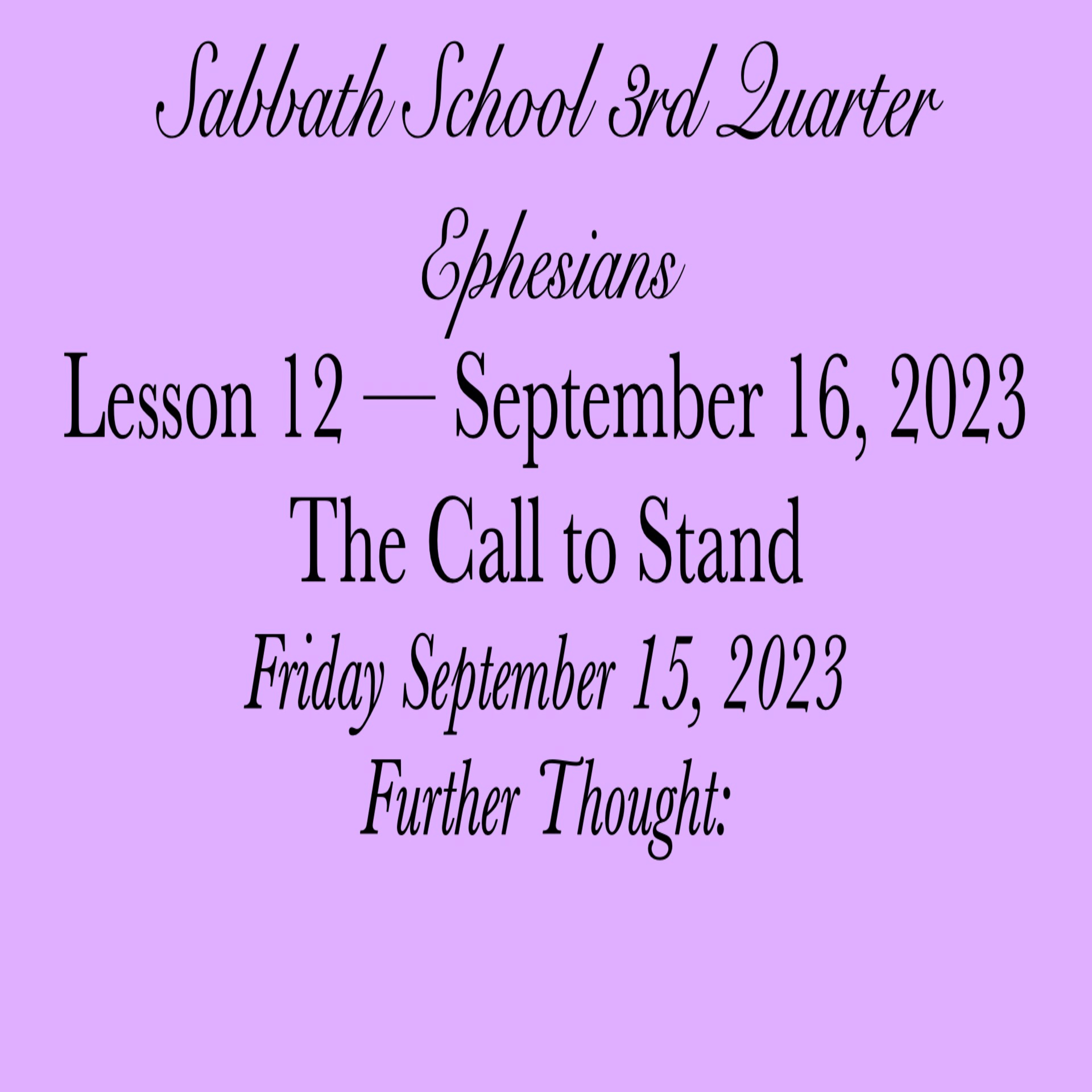Pastor Obed Matus — Sabbath School Bible Study Guide — Seventh-day Adventist Church