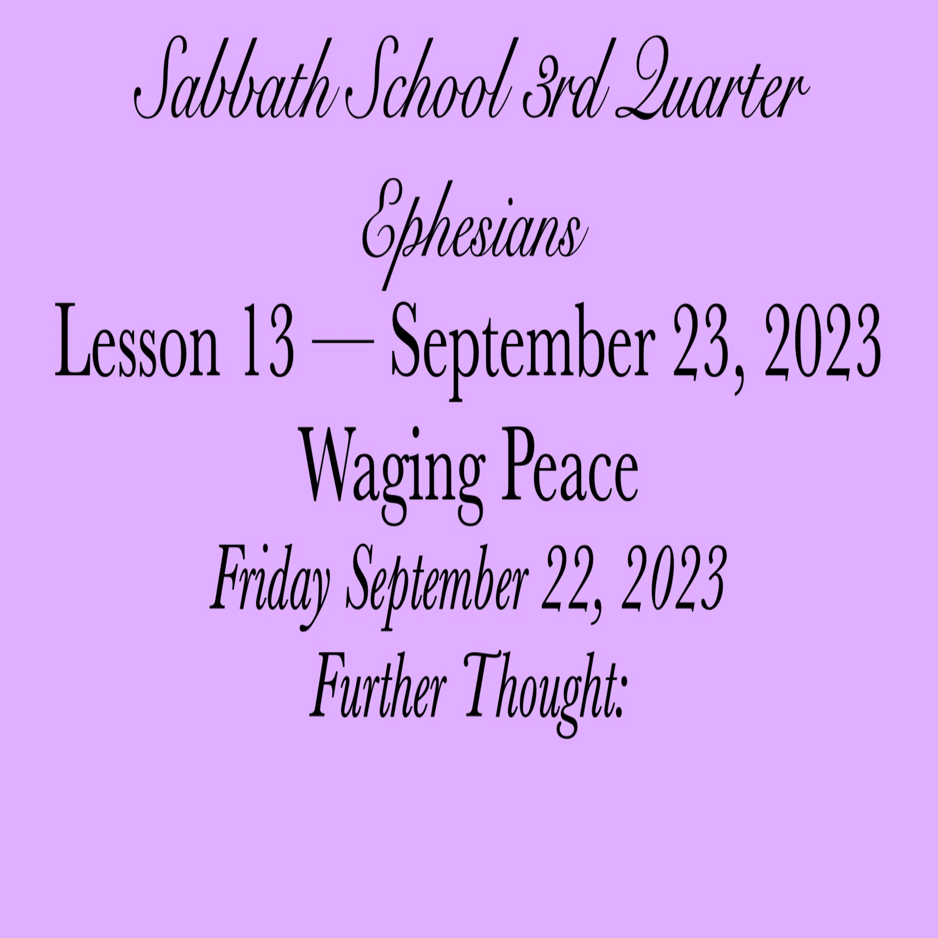 Pastor Obed Matus — Sabbath School Bible Study Guide — Seventh-day Adventist Church