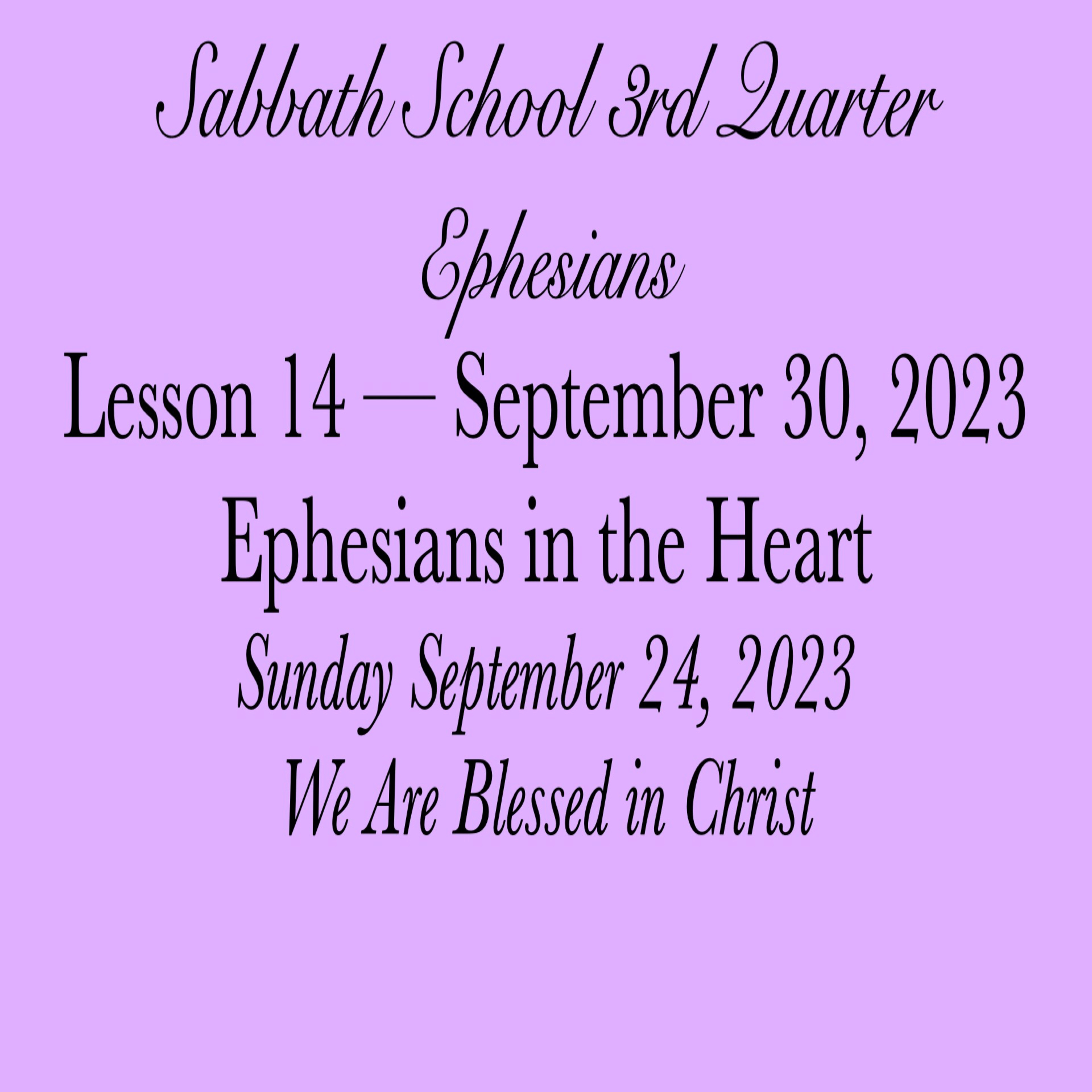 Pastor Obed Matus — Sabbath School Bible Study Guide — Seventh-day Adventist Church