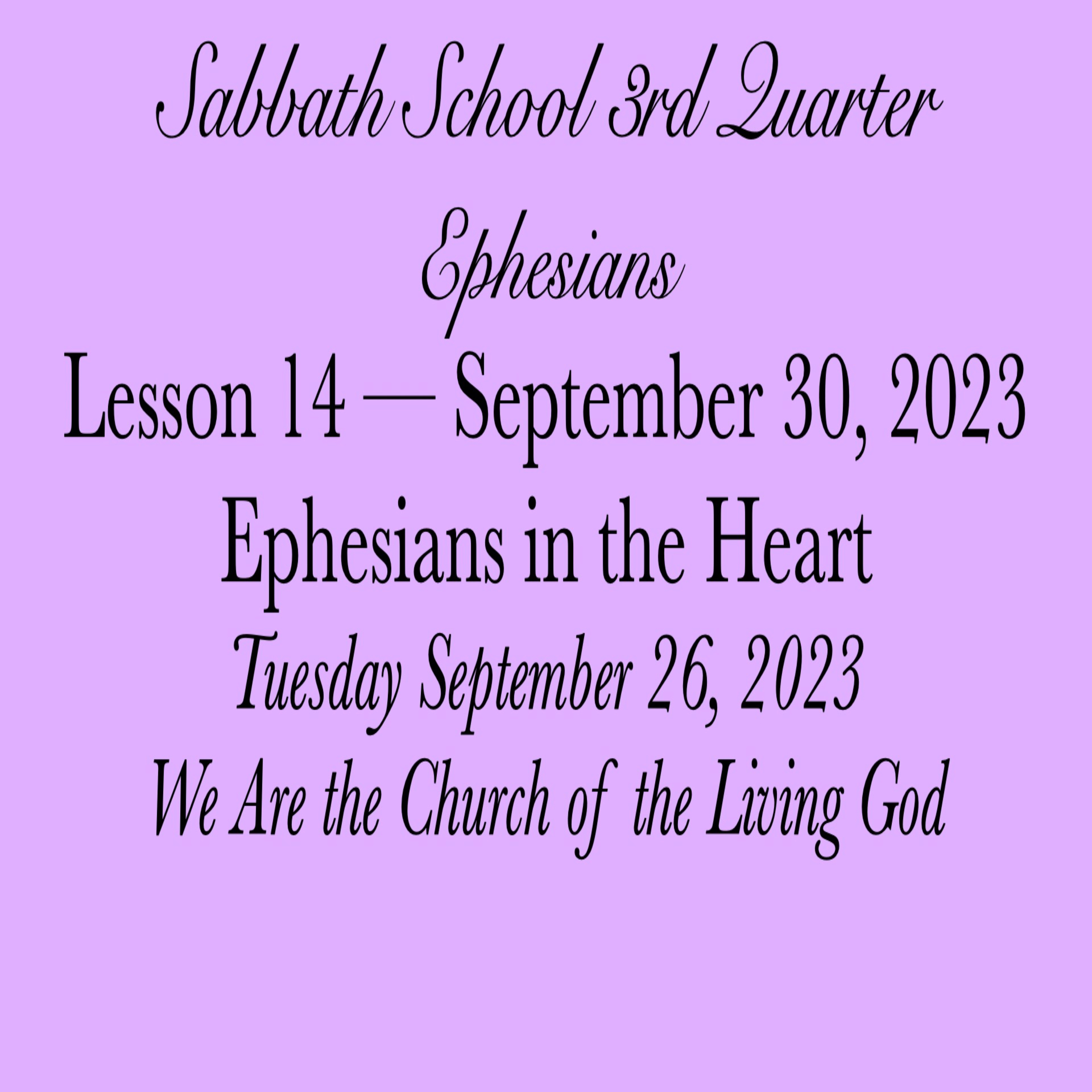 Pastor Obed Matus — Sabbath School Bible Study Guide — Seventh-day Adventist Church