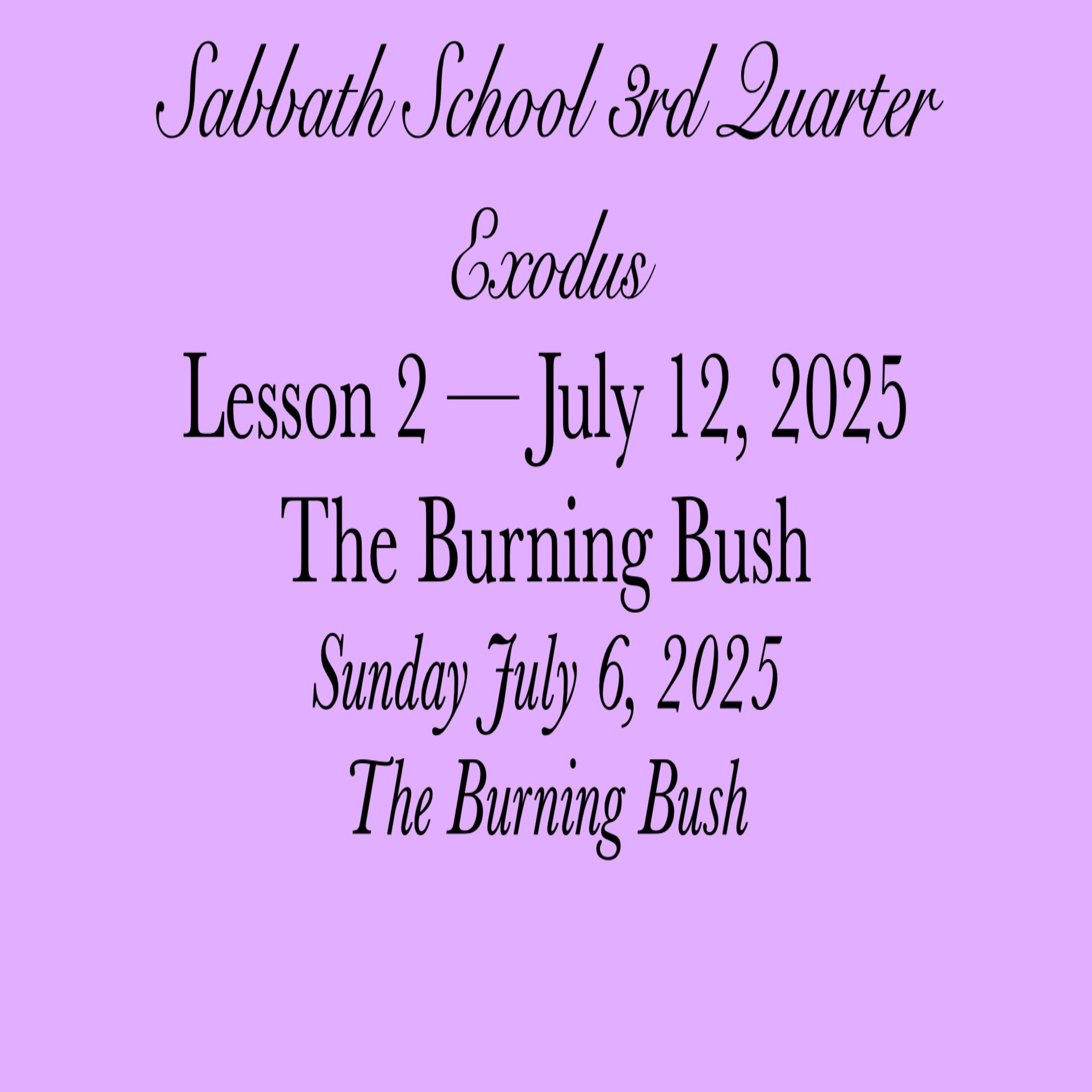 The Burning Bush — The Burning Bush