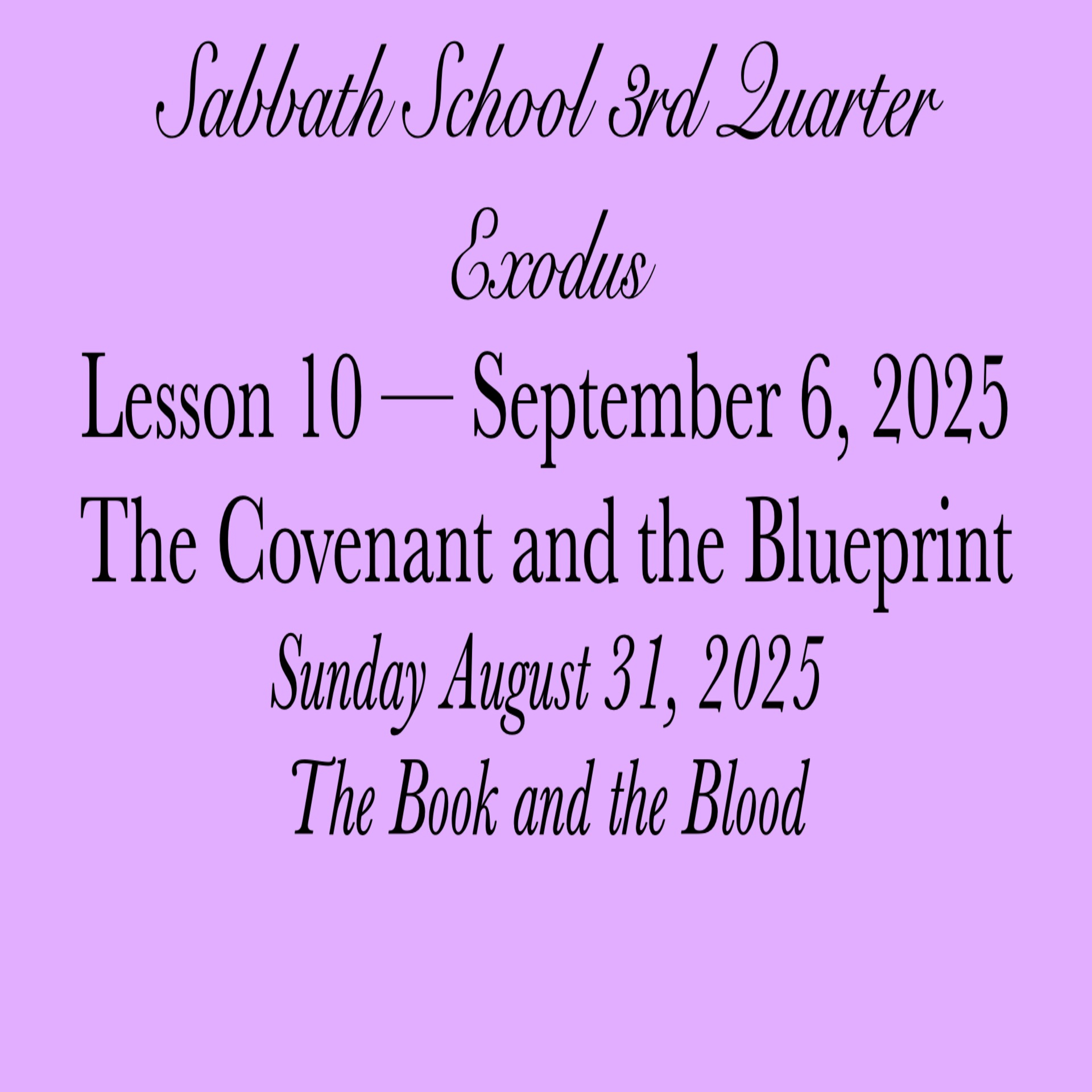 The Covenant and the Blueprint — The Book and the Blood