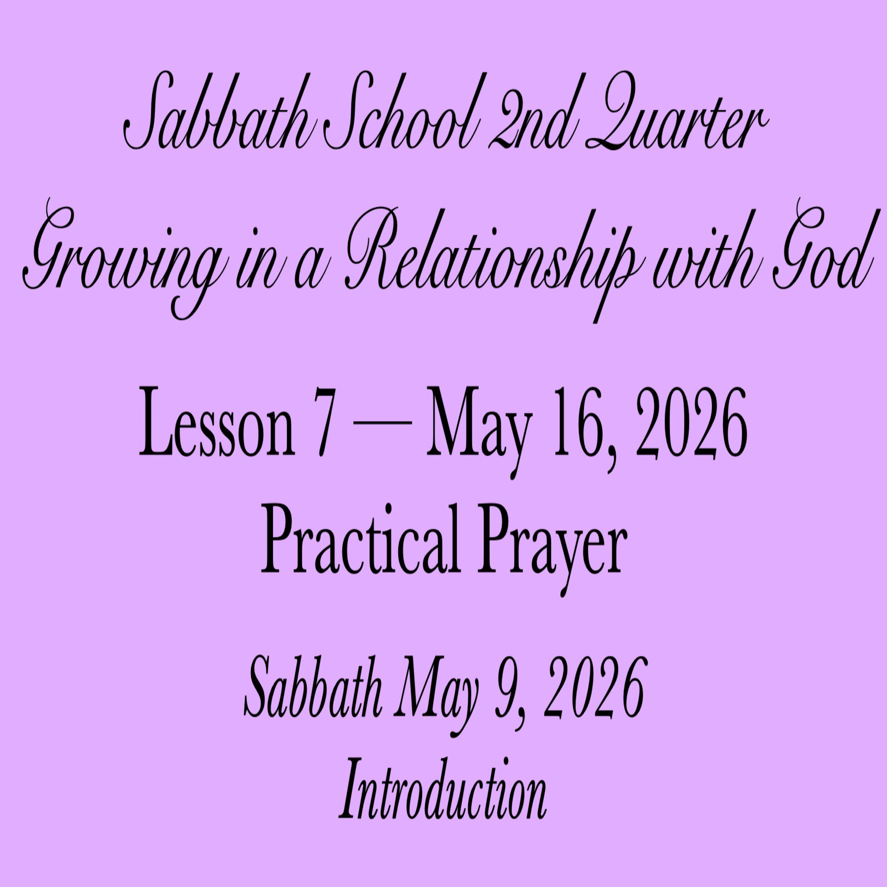 Practical Prayer — Introduction episode artwork