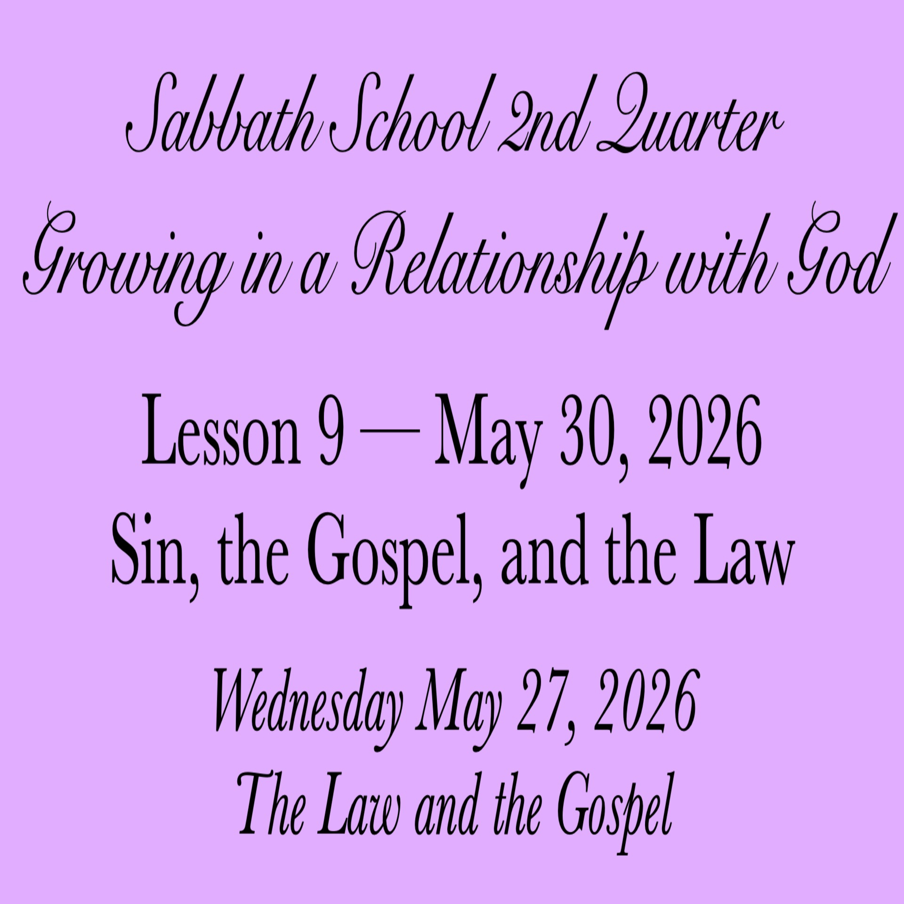 Sin, the Gospel, and the Law — The Law and the Gospel episode artwork