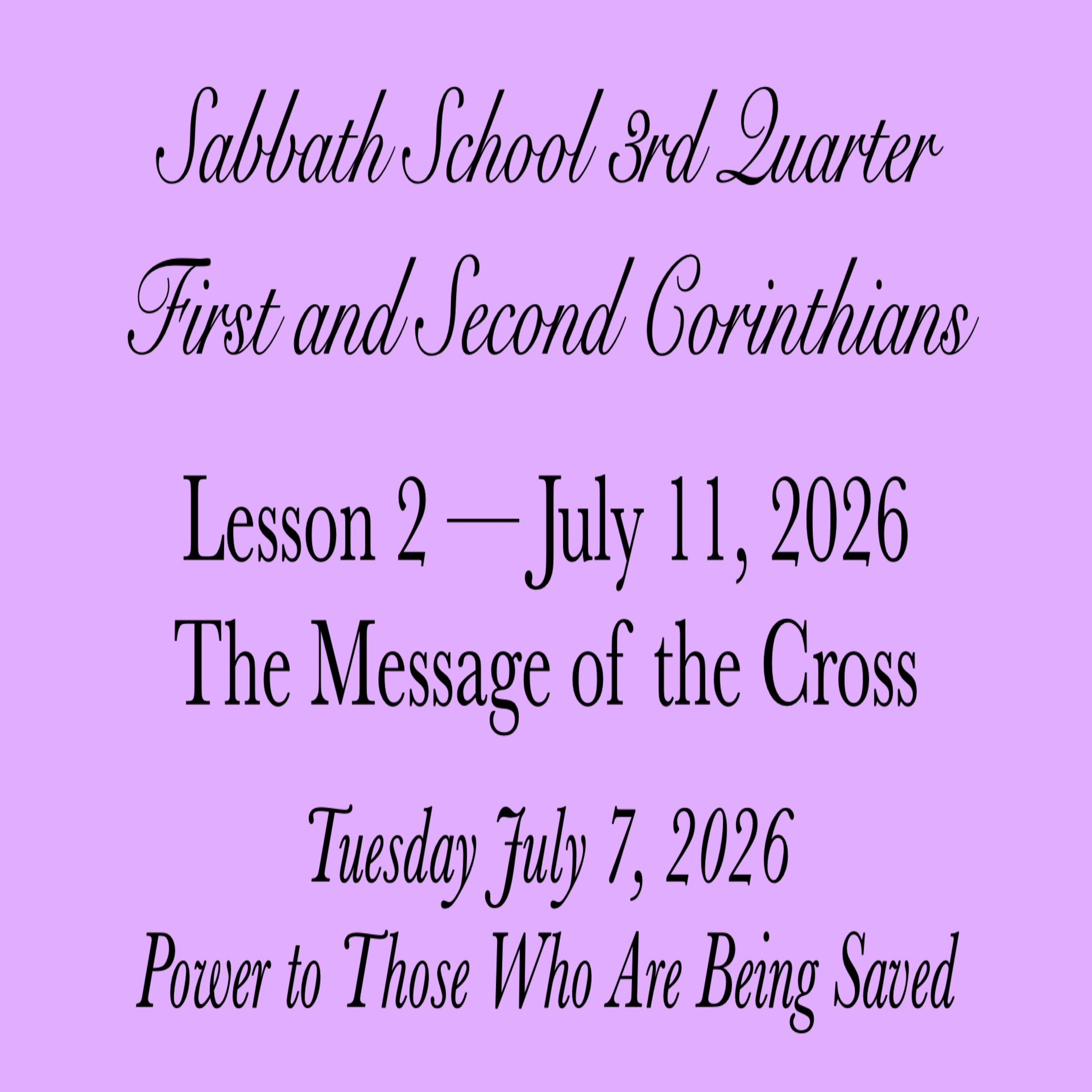 The Message of the Cross — Power to Those Who Are Being Saved