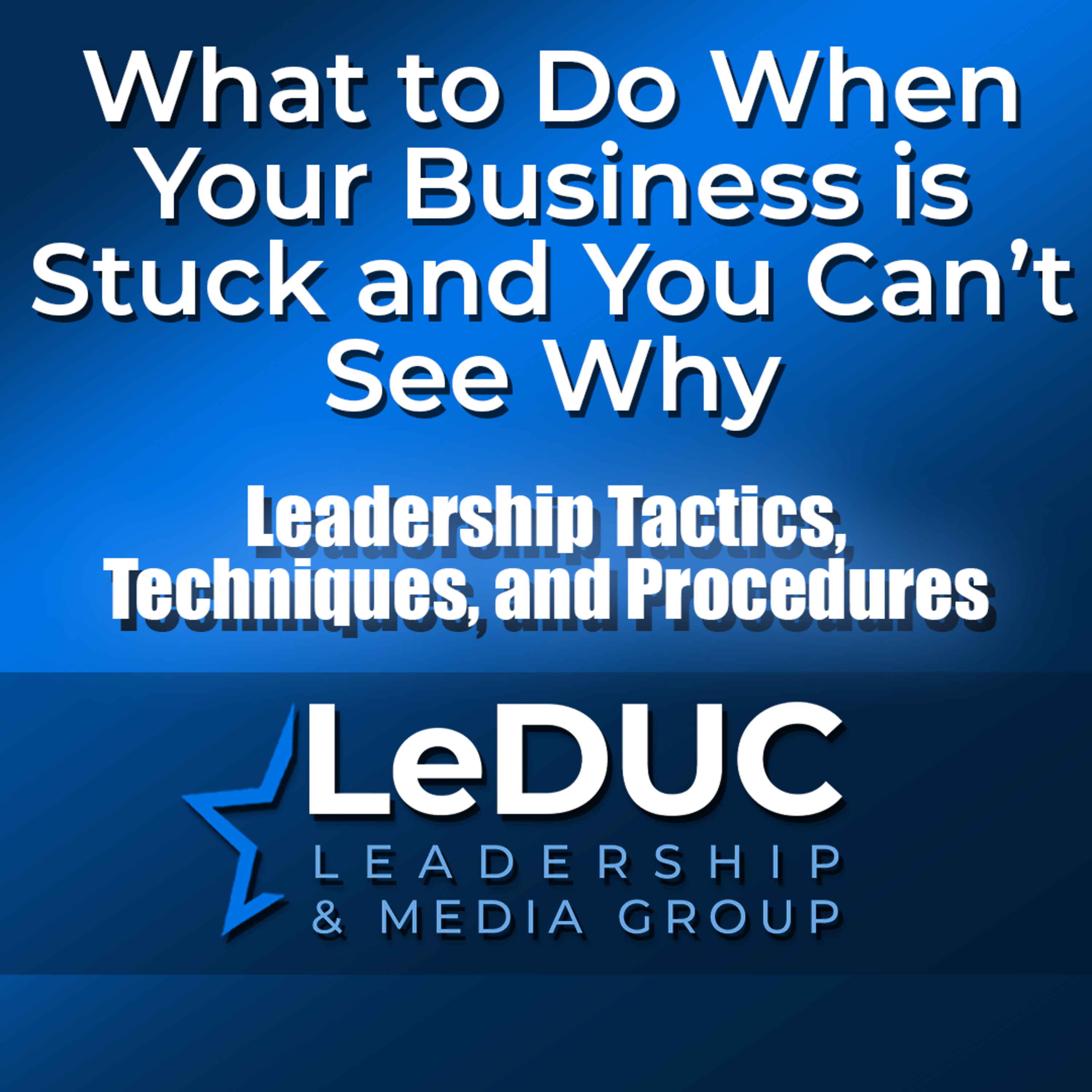 What to Do When Your Business Is Stuck and You Can't See Why – Leadership Tactics Techniques and Procedures episode artwork