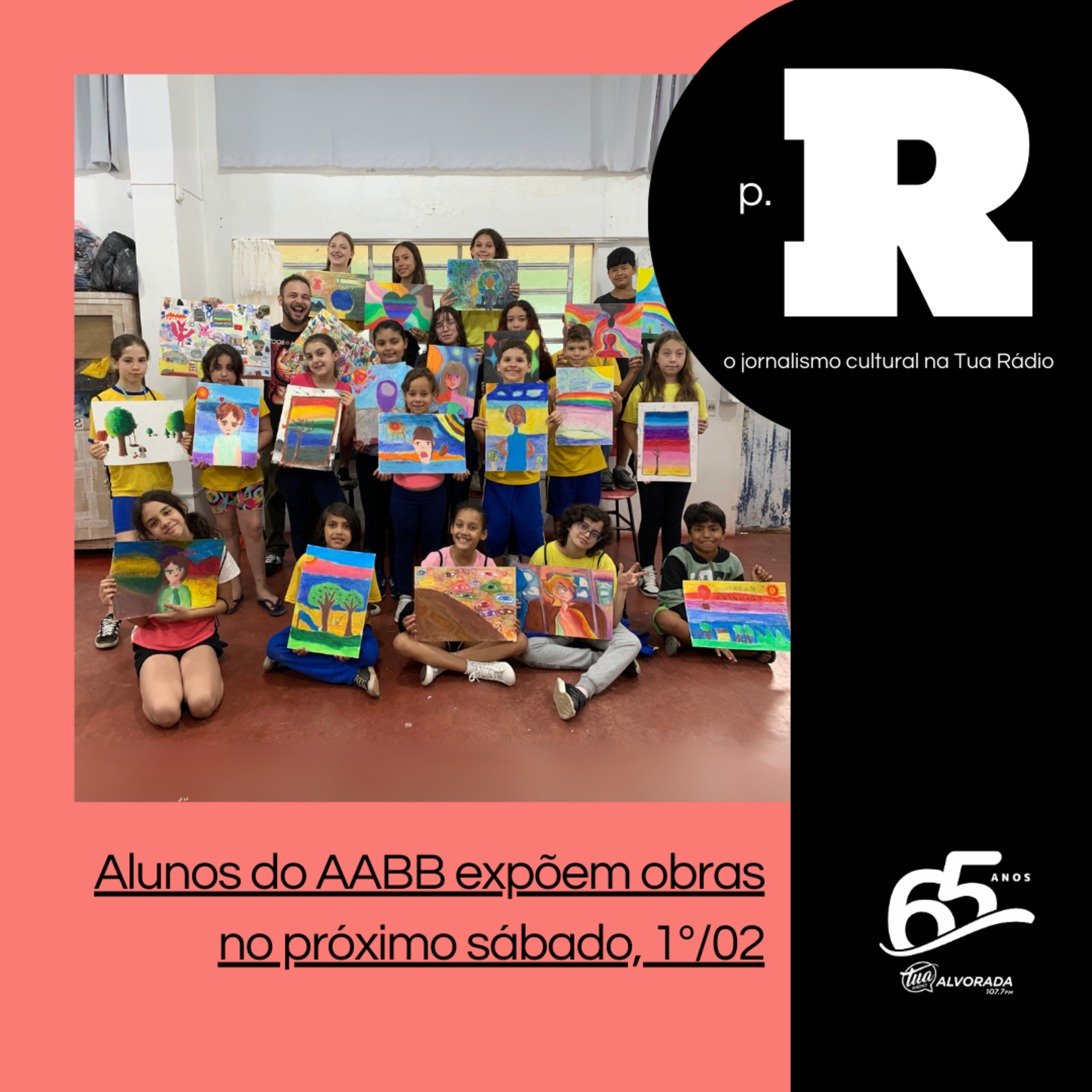 Alunos do AABB Comunidade expõem obras de giz oleoso no próximo sábado, 1º/02| Página Rosa: 2ª Temporada episode artwork