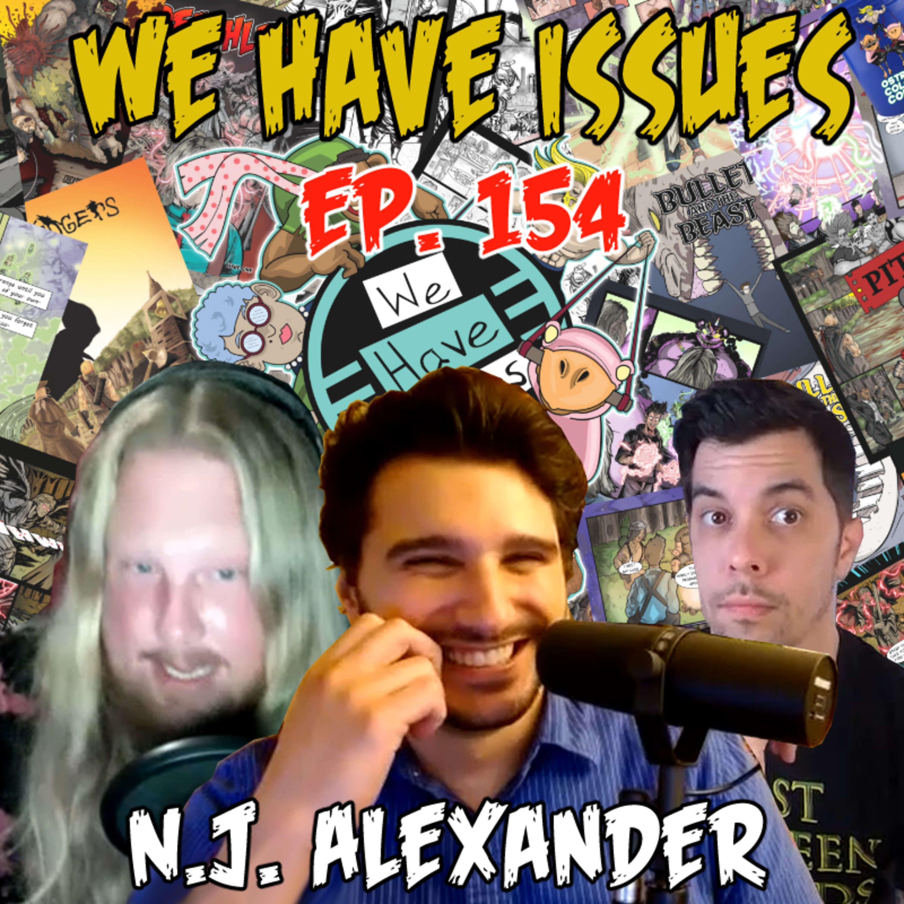 We Have Issues with N.J. Alexander | Ice Spiders | Passing the Conch | Comic Conjectures | #154 episode artwork