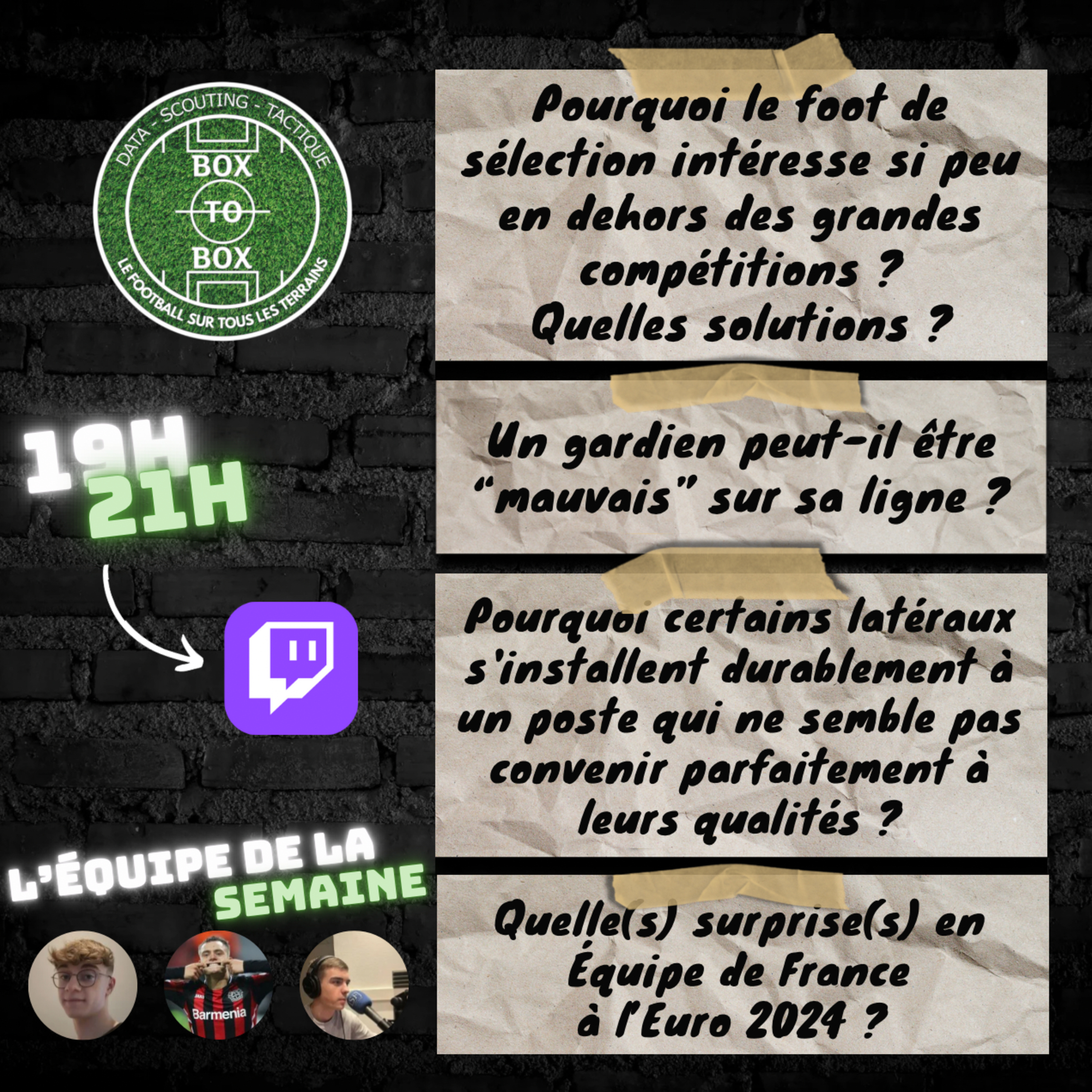 🗣️ Foot de sélection, gardien mauvais sur sa ligne, latéraux et EDF à l'Euro... l'intégrale de Box To Box (S1 E10) episode artwork