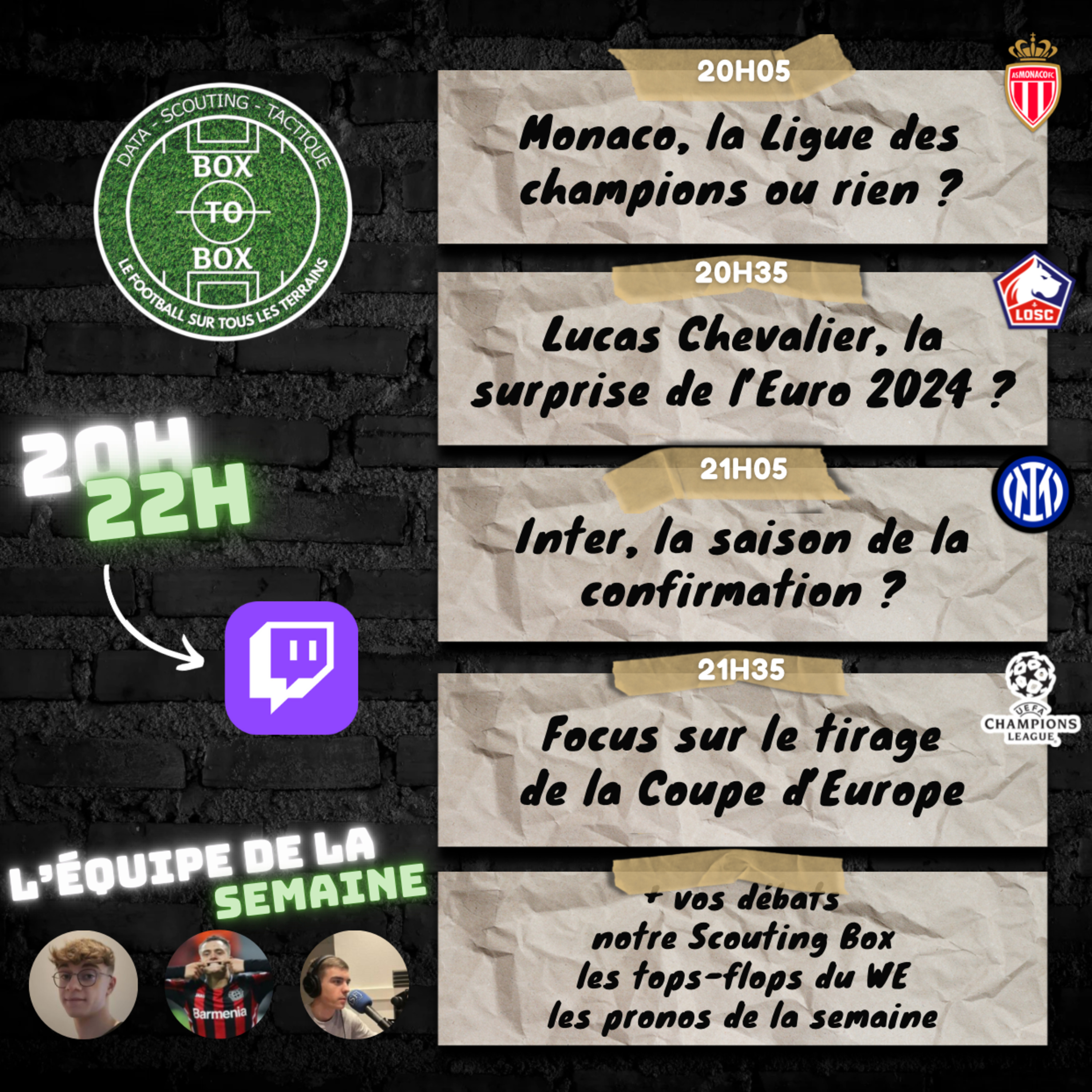 🗣️ Monaco, Chevalier en EDF, Inter et tirage de Coupe d'Europe et vos débats... l'intégrale de Box To Box (S1 E17) episode artwork