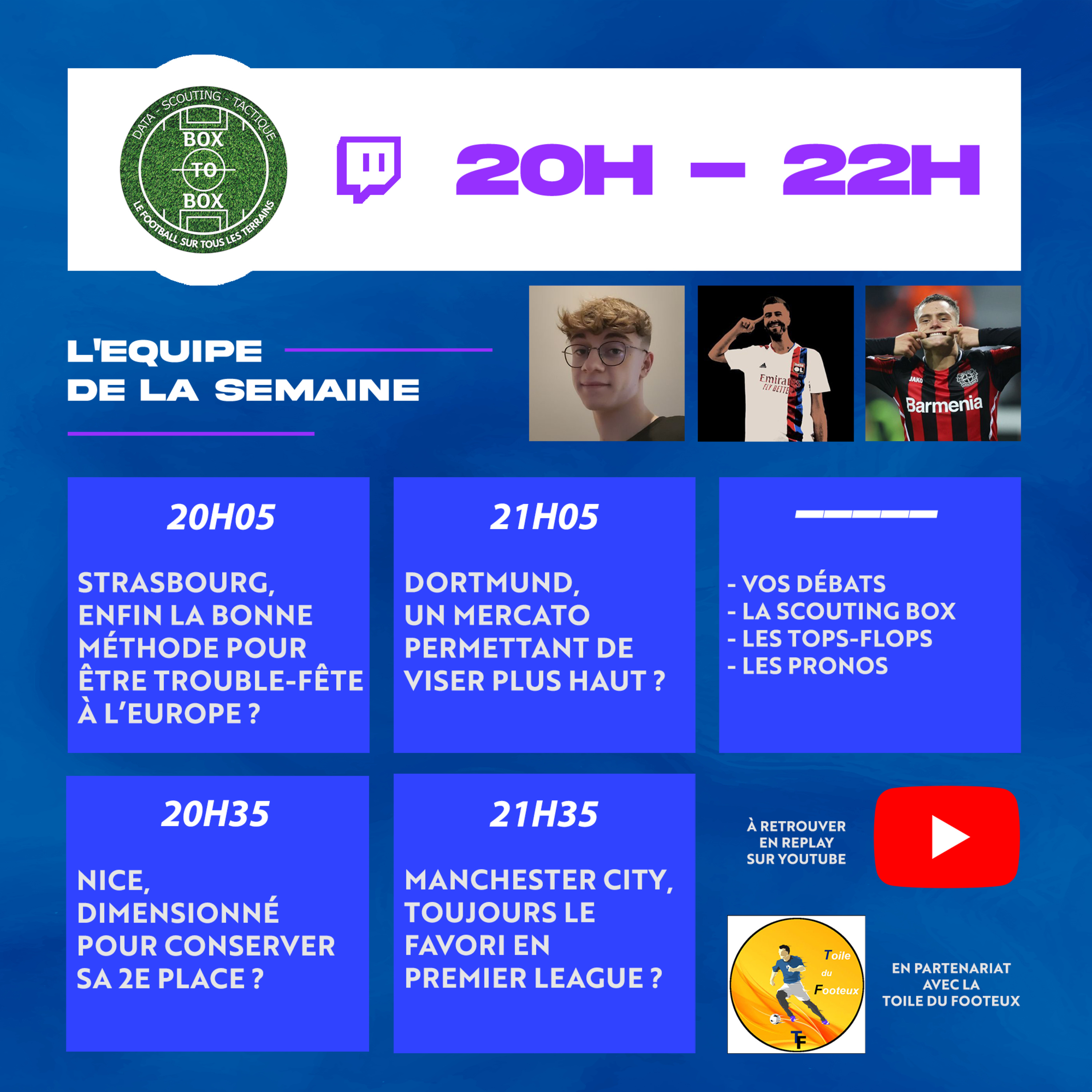 🗣️ Strasbourg, Nice, mercato du BVB & City favori en PL et vos débats... l'intégrale de Box To Box (S1 E19) episode artwork