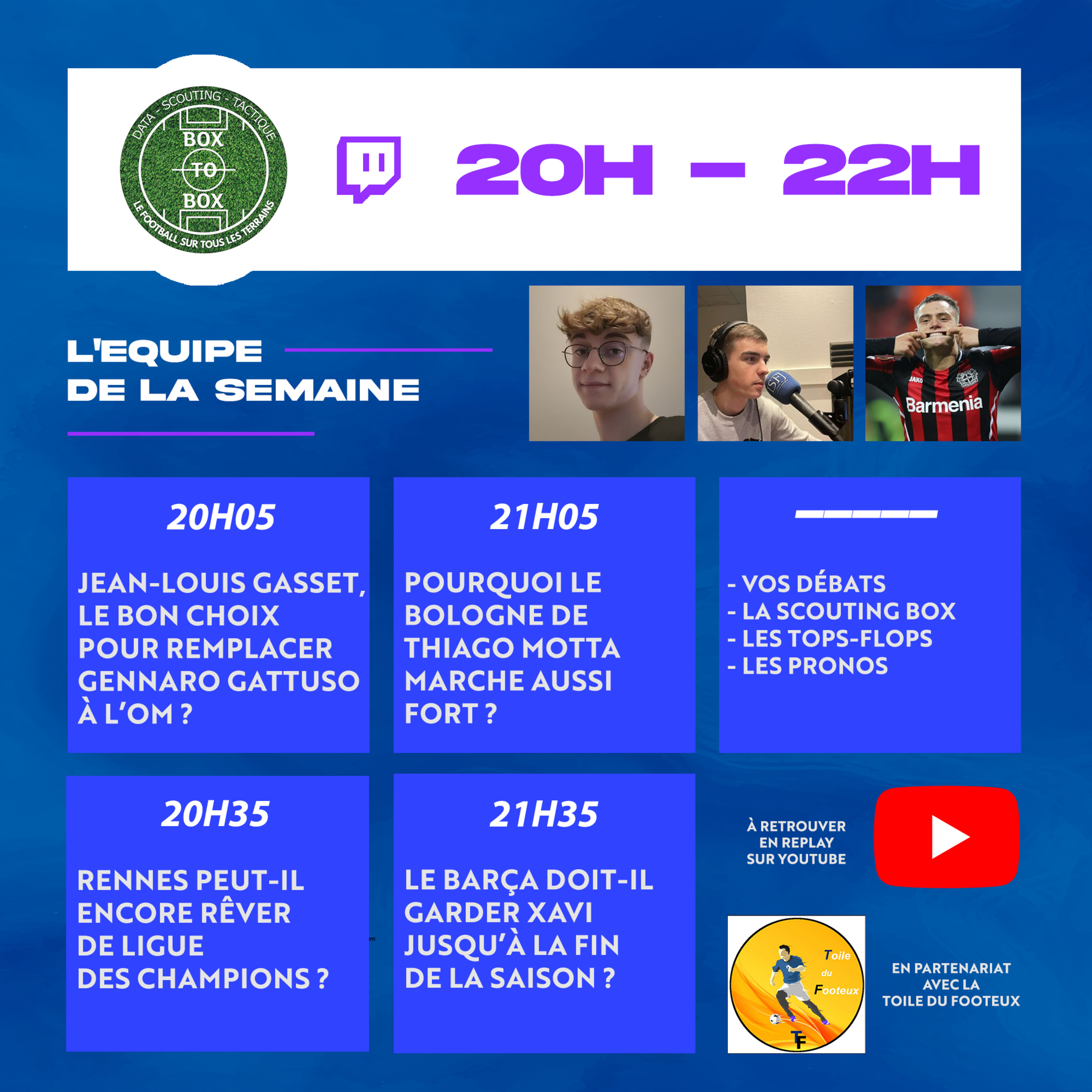 ️🗣️ Gasset à l'OM, la LDC à Rennes, la folie Motta, Xavi et vos débats... l'intégrale de Box To Box (S1 E23) episode artwork