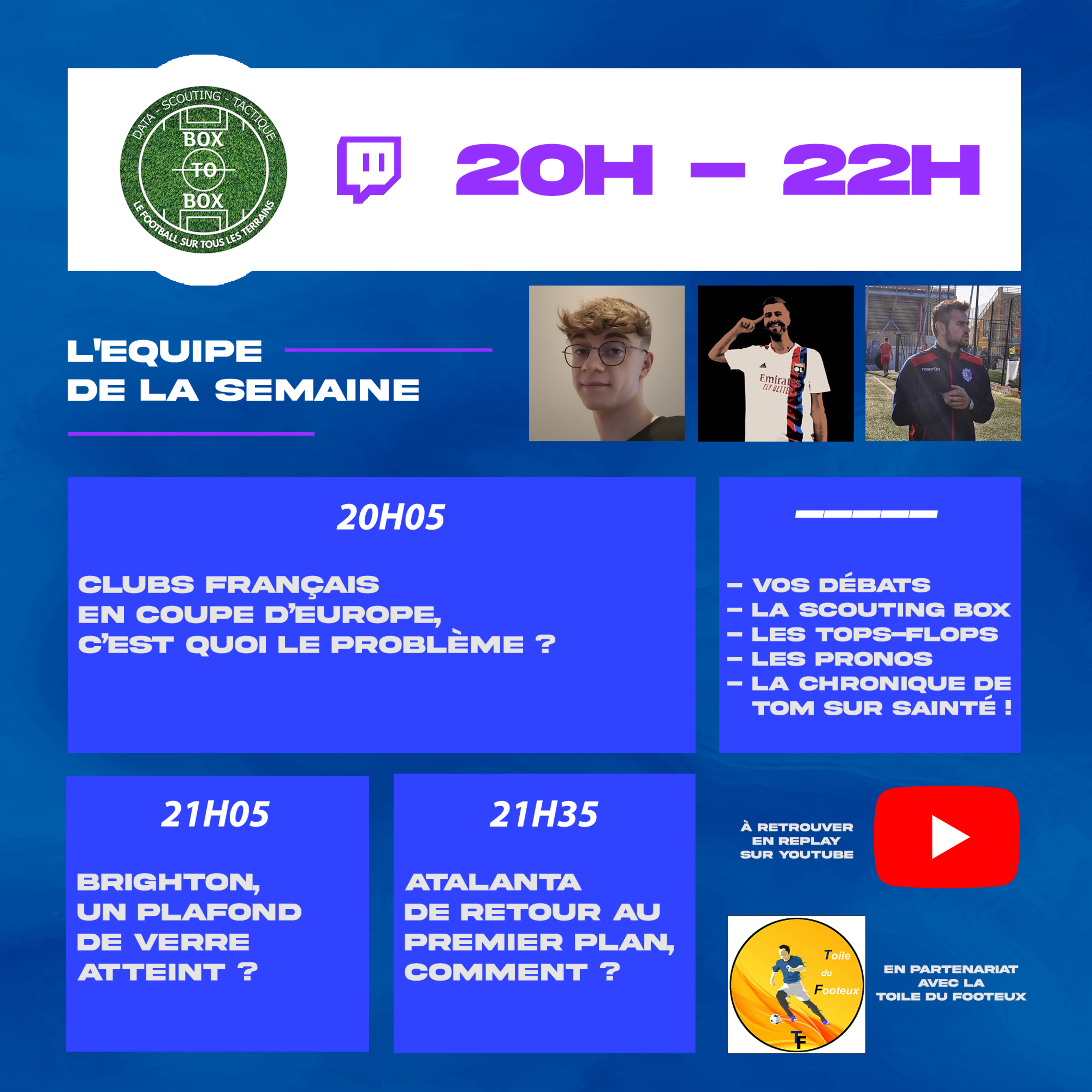 ️🗣️ Le problème des clubs français en Europe, le plafond de verre pour Brighton, le retour de l'Atalanta et vos débats... l'intégrale de Box To Box (S1 E24) episode artwork