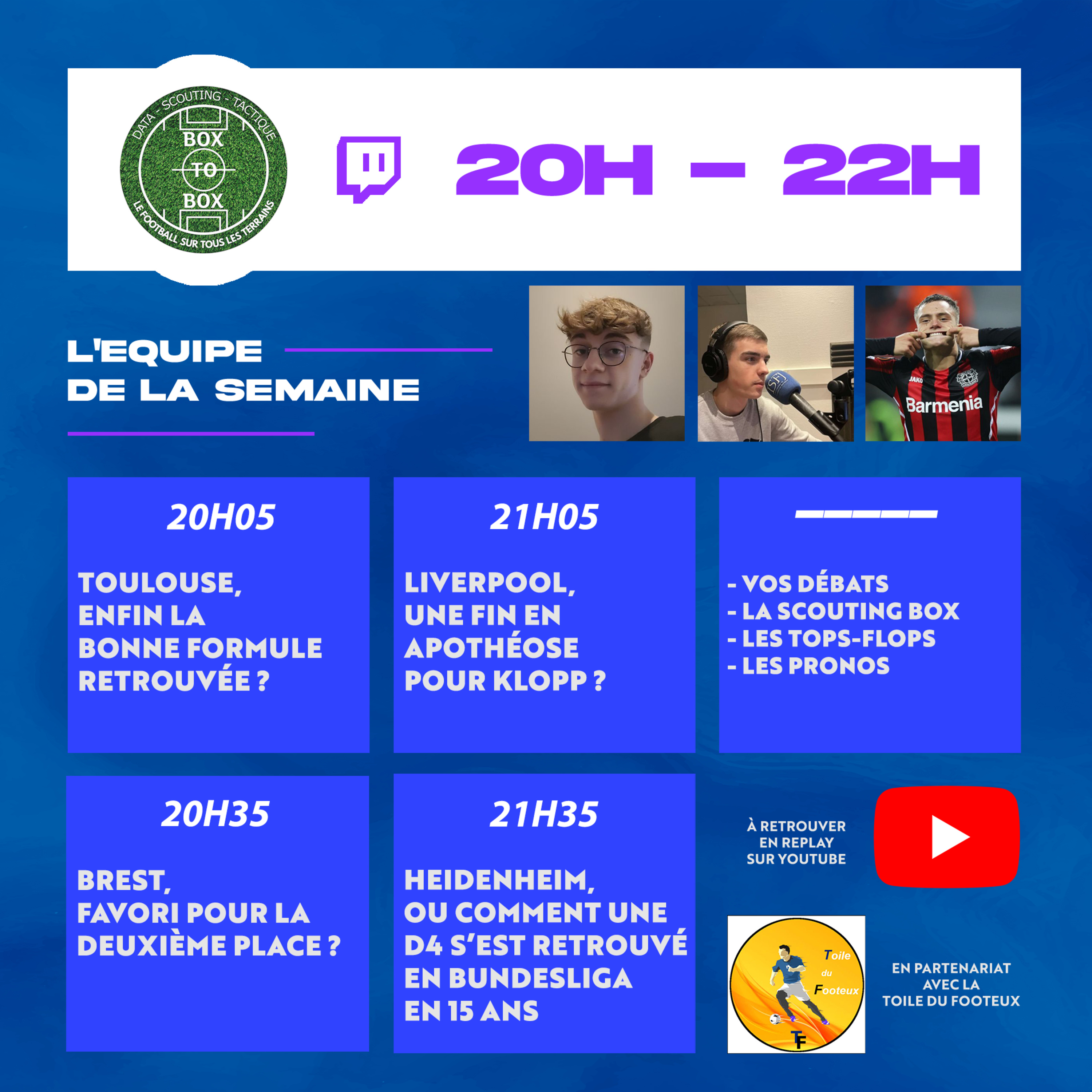 ️🗣️ Toulouse FC, C1 à Brest, Klopp-Liverpool, Heidenheim et vos débats... l'intégrale de Box To Box (S1 E25) episode artwork