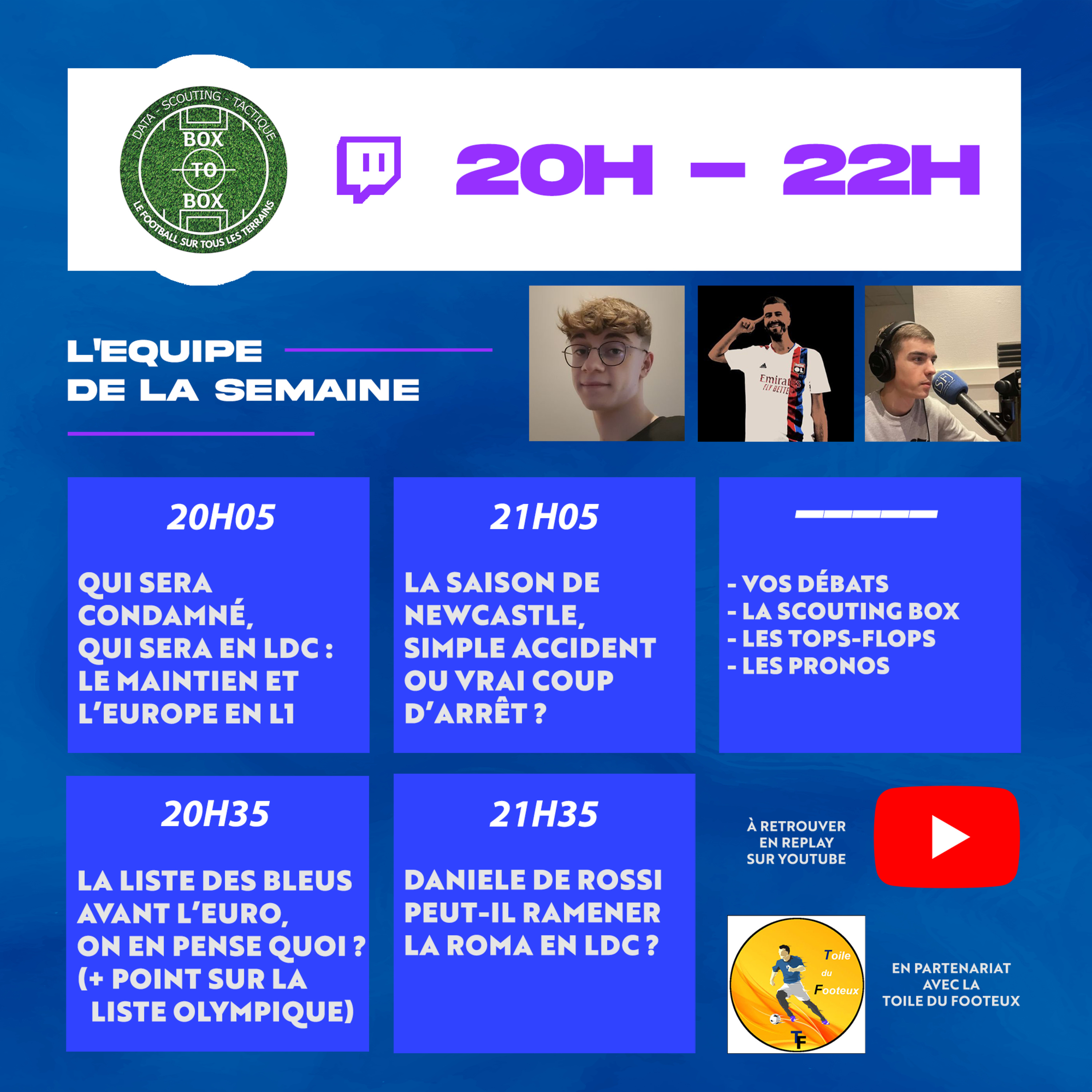 ️🗣️ Maintien et Europe en L1, liste de DD, projet Newcastle, Roma de De Rossi et vos débats... l'intégrale de Box To Box (S1 E27) episode artwork