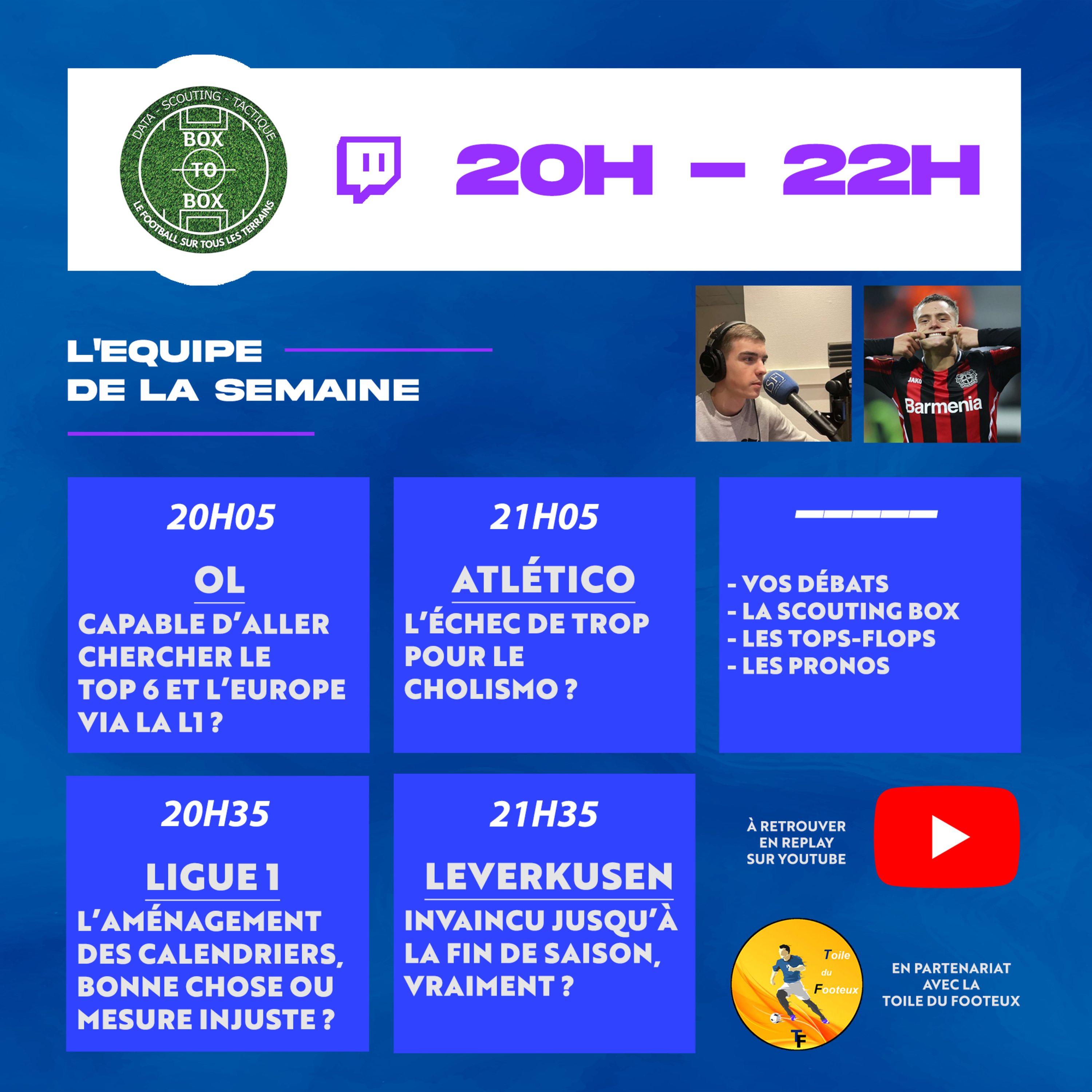 ️🗣️ OL, calendrier en L1, Cholismo, Bayer Leverkusen et vos débats... l'intégrale de Box To Box (S1 E31) episode artwork