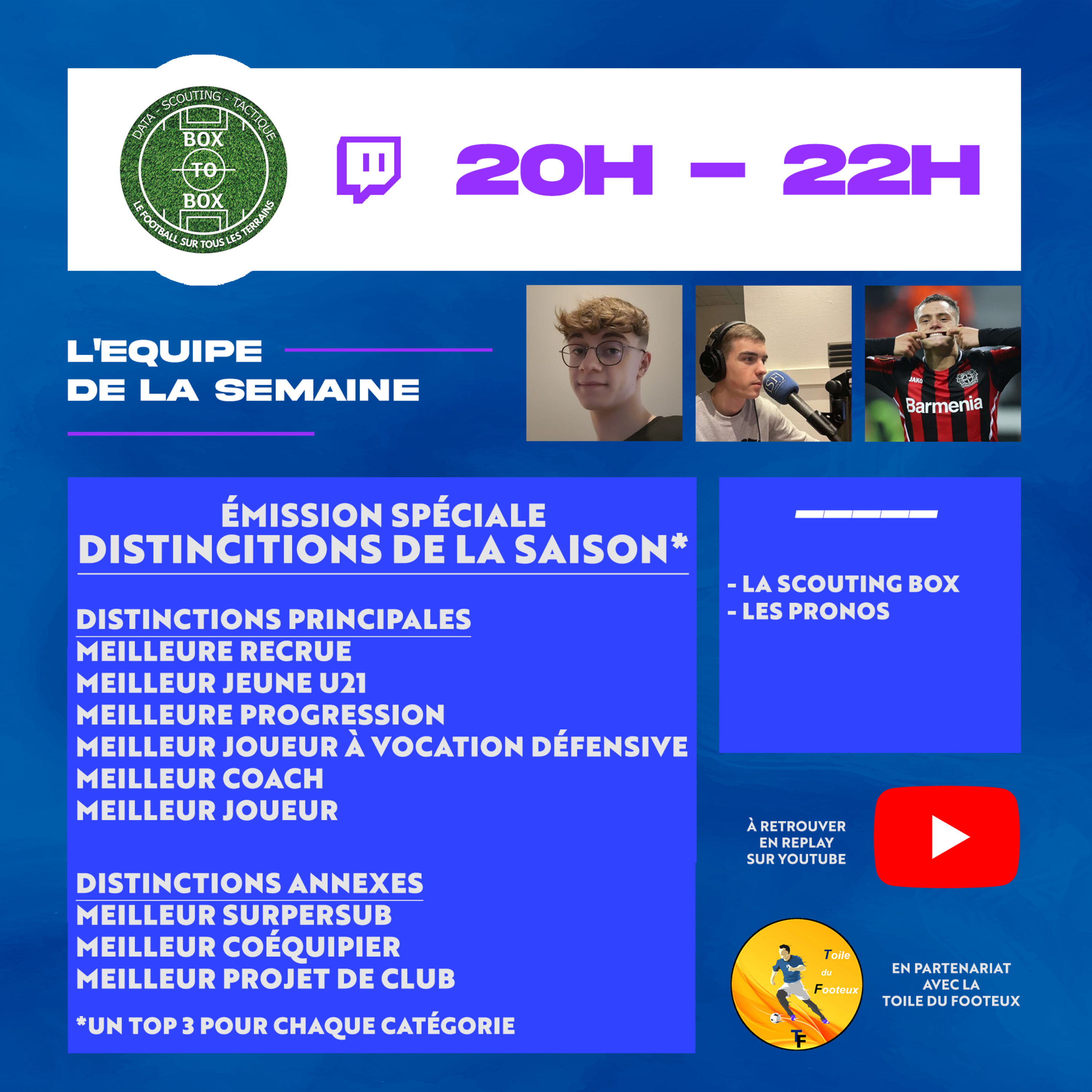 🗣️🏆 Nos trophées de la saison (MVP, meilleur jeune, meilleur coach, etc)... l'intégrale de Box To Box (S1 E35) episode artwork